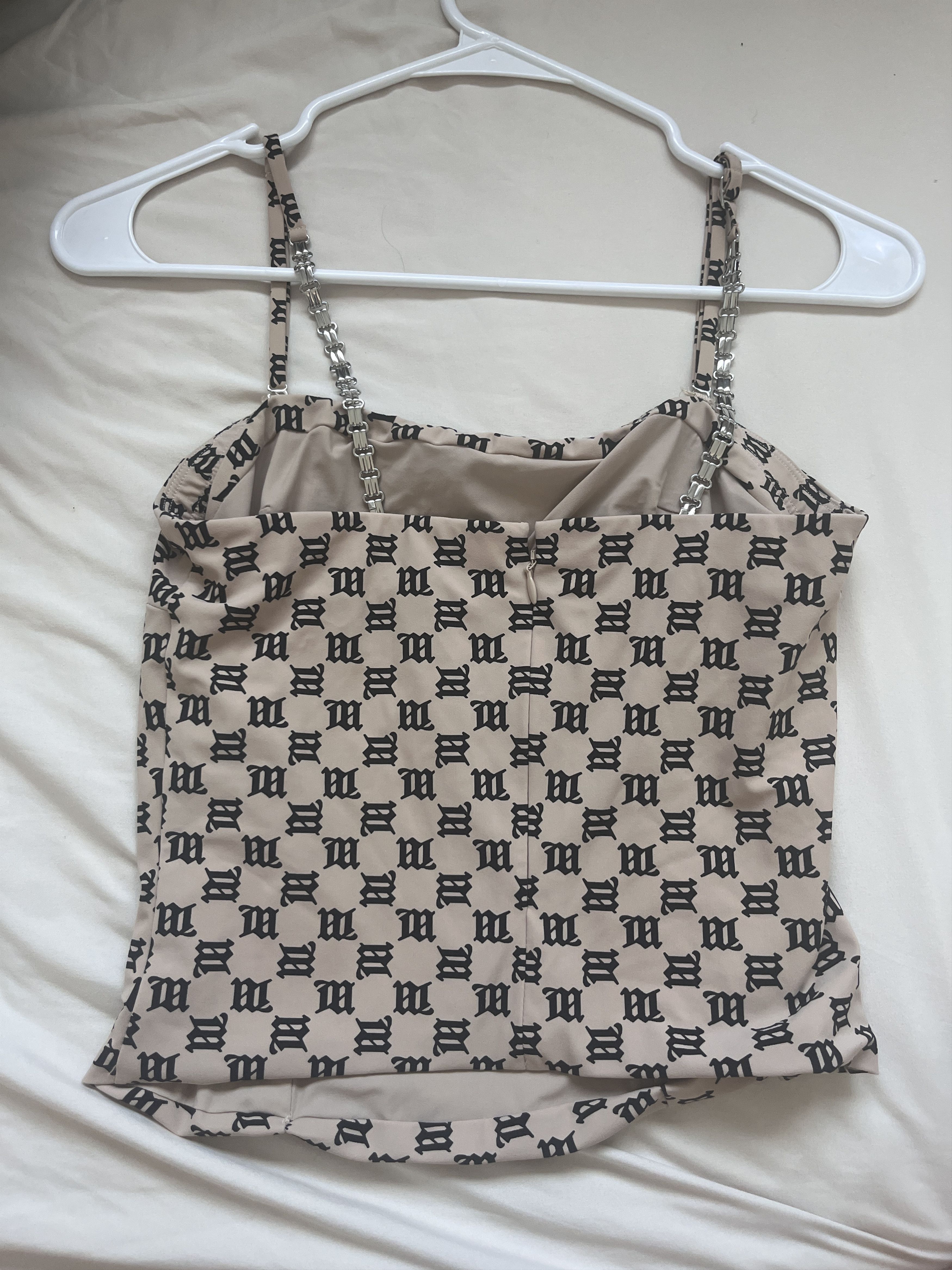Misbhv MISBHV monogram logo nude top Size M / US 6-8 / IT 42-44 - 2 Thumbnail