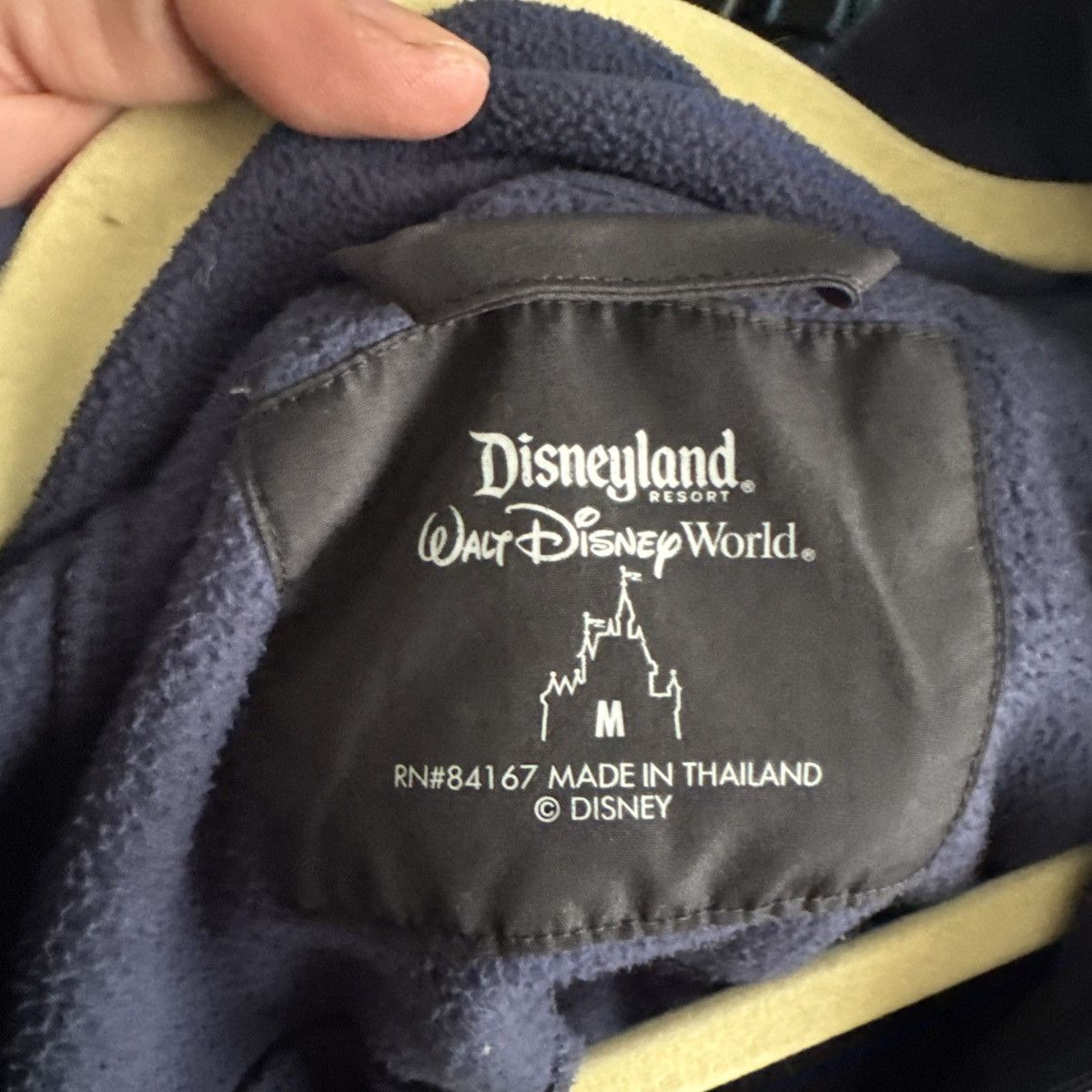 Disney Disney Parks NavyBlue 1/4 ZipFleece Jacket Sweatshirt Medium Size US M / EU 48-50 / 2 - 3 Thumbnail