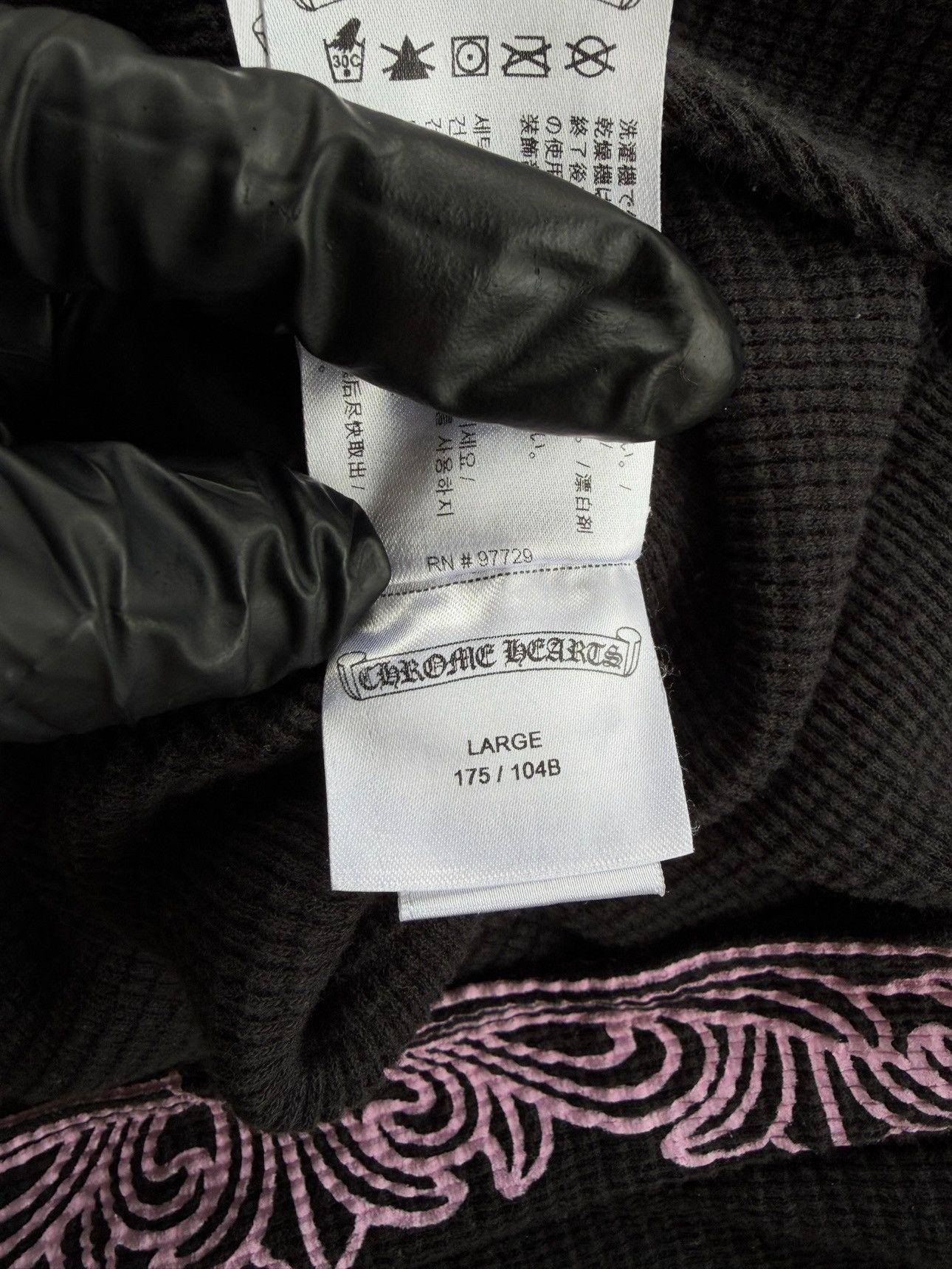 Chrome Hearts Chrome Hearts Matty Boy Black Pink Thermal Size US L / EU 52-54 / 3 - 13 Thumbnail