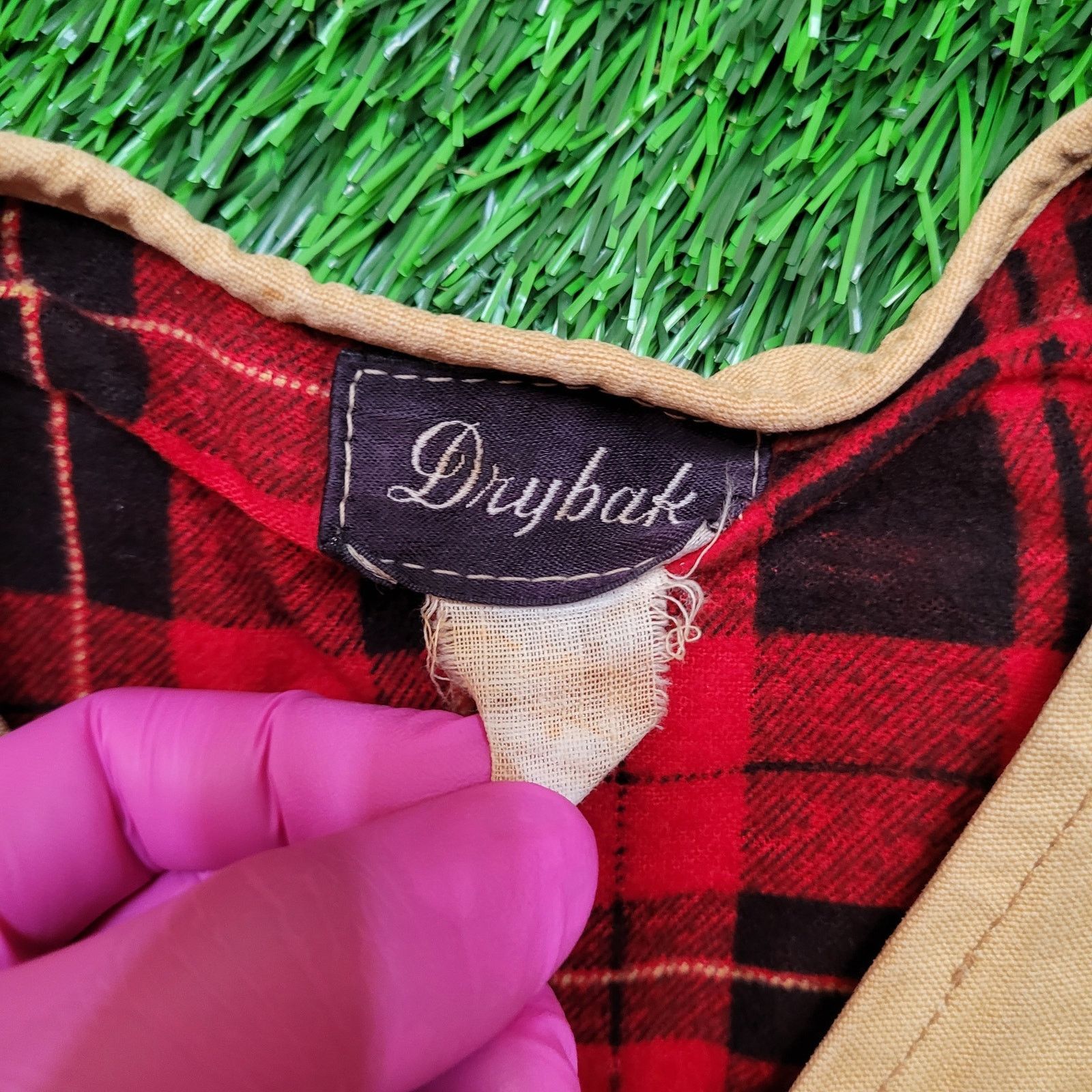 Vintage VTG 60s Drybak Canvas Hunting Vest Medium Short Cropped Fit Size US M / EU 48-50 / 2 - 8 Thumbnail