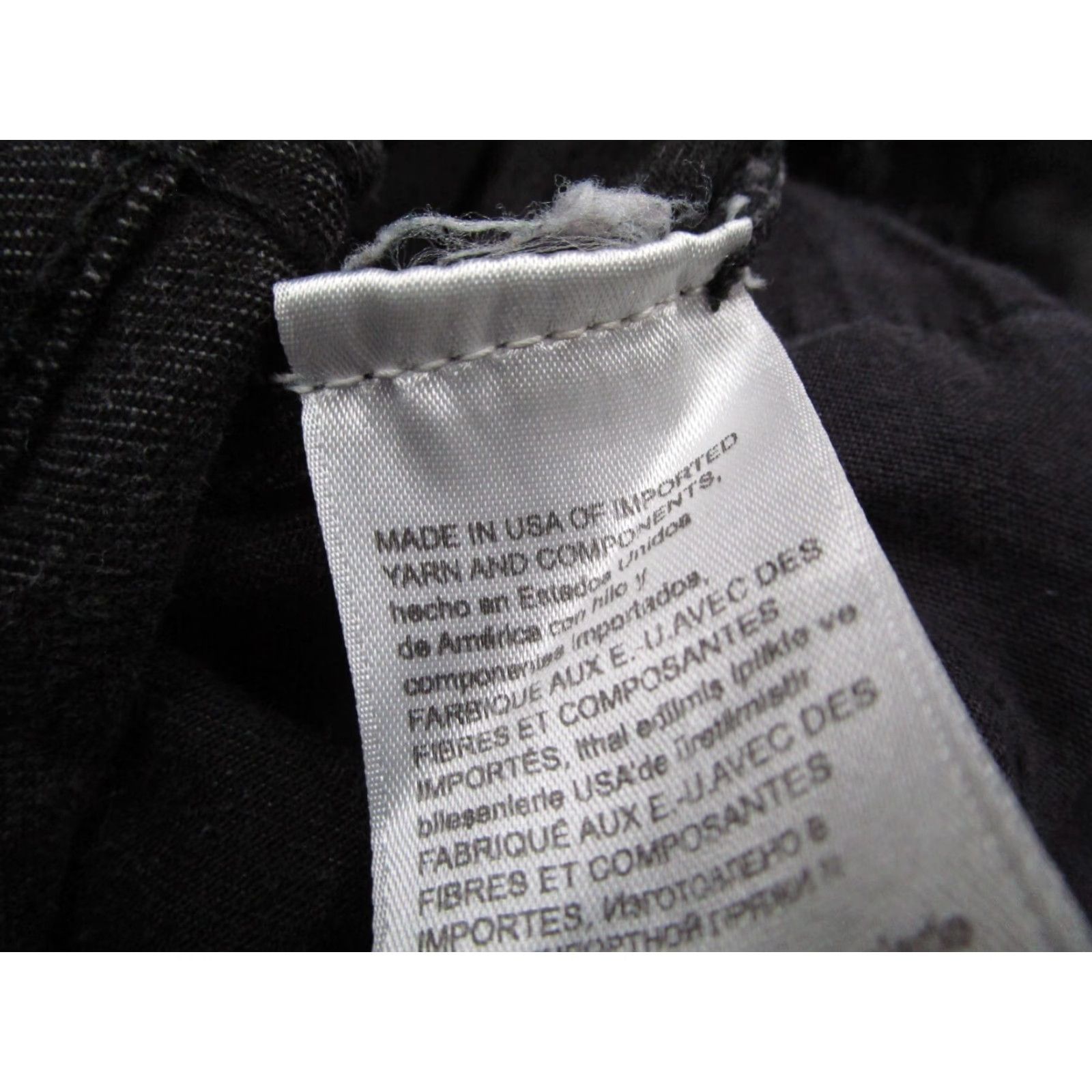 Fred Segal Fred Segal Women's Slim Jeans 32 Black Denim Tapered 32x27 Button Fly USA Size 24" / US 00 / IT 34 - 6 Thumbnail