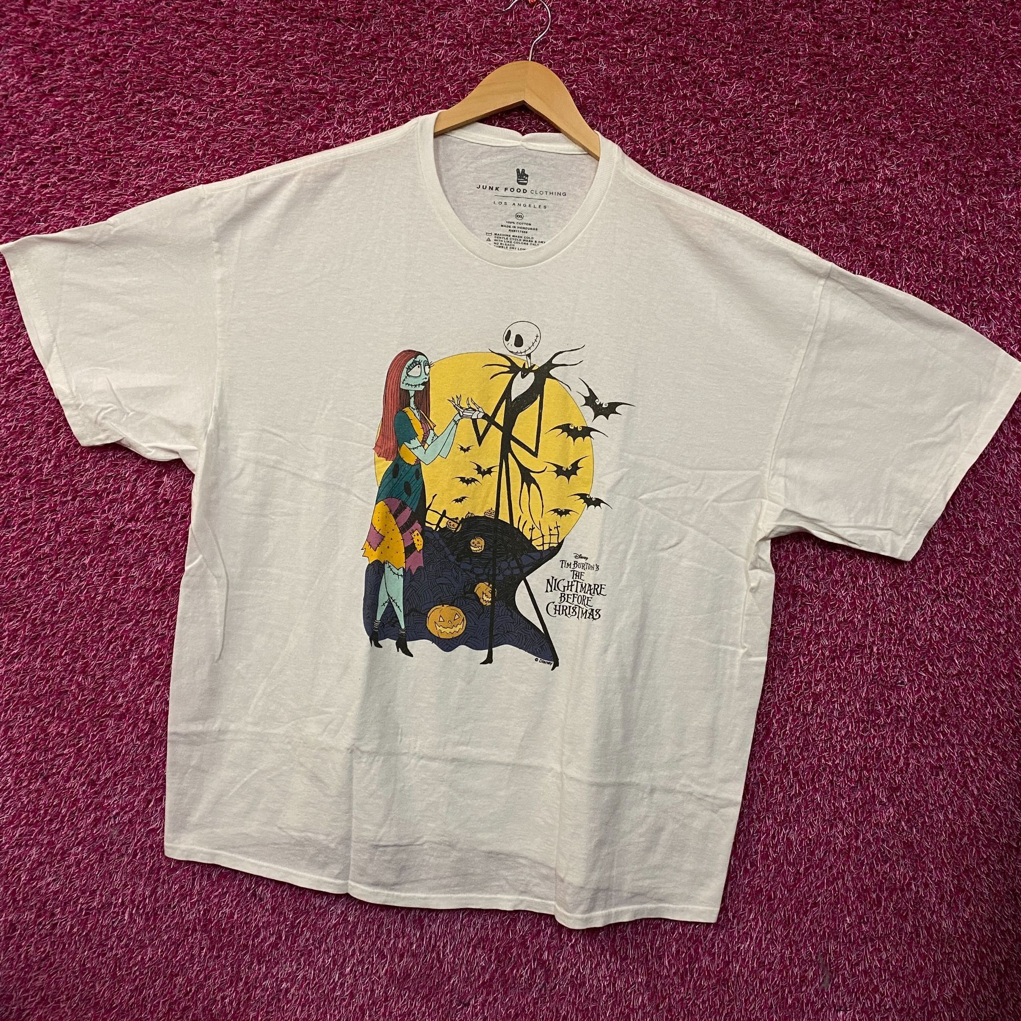 Junk Food The Nightmare Before Christmas Jack and Sally T-Shirt Size 2 Size US XXL / EU 58 / 5 - 3 Thumbnail