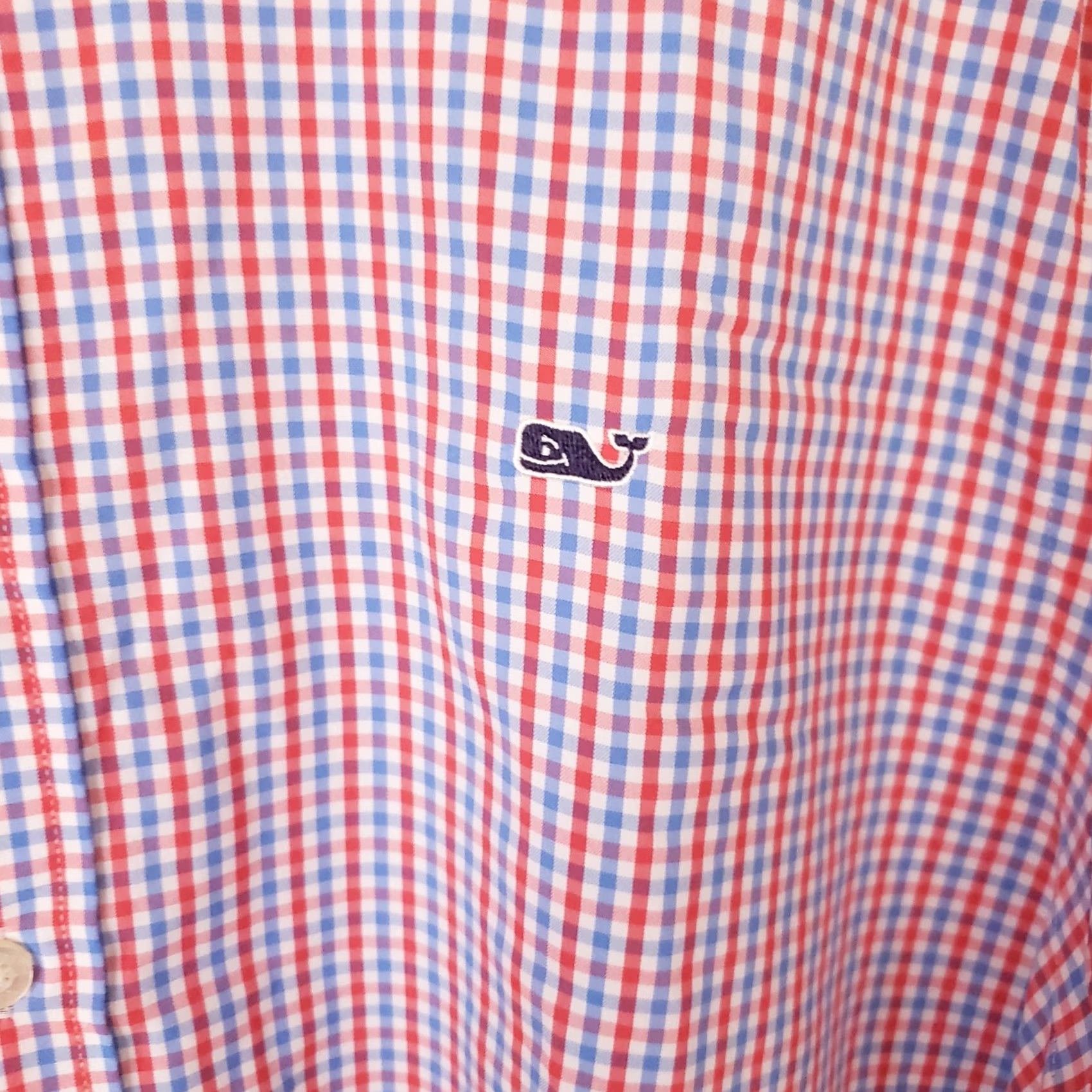 Vineyard Vines Vineyard Vines Shirt Mens Slim Fit Whale Shirt L Red White Blue Check Long Sleeve Button-Up Collared Weekend Casual Workwear Vintage No Size US L / EU 52-54 / 3 - 4 Thumbnail