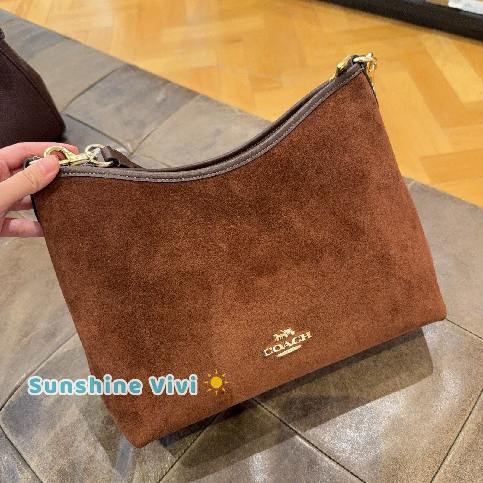 Coach NWT COACH Laurel Shoulder Bag Tassels CCC75 Brown/Maple Size ONE SIZE - 1 Thumbnail