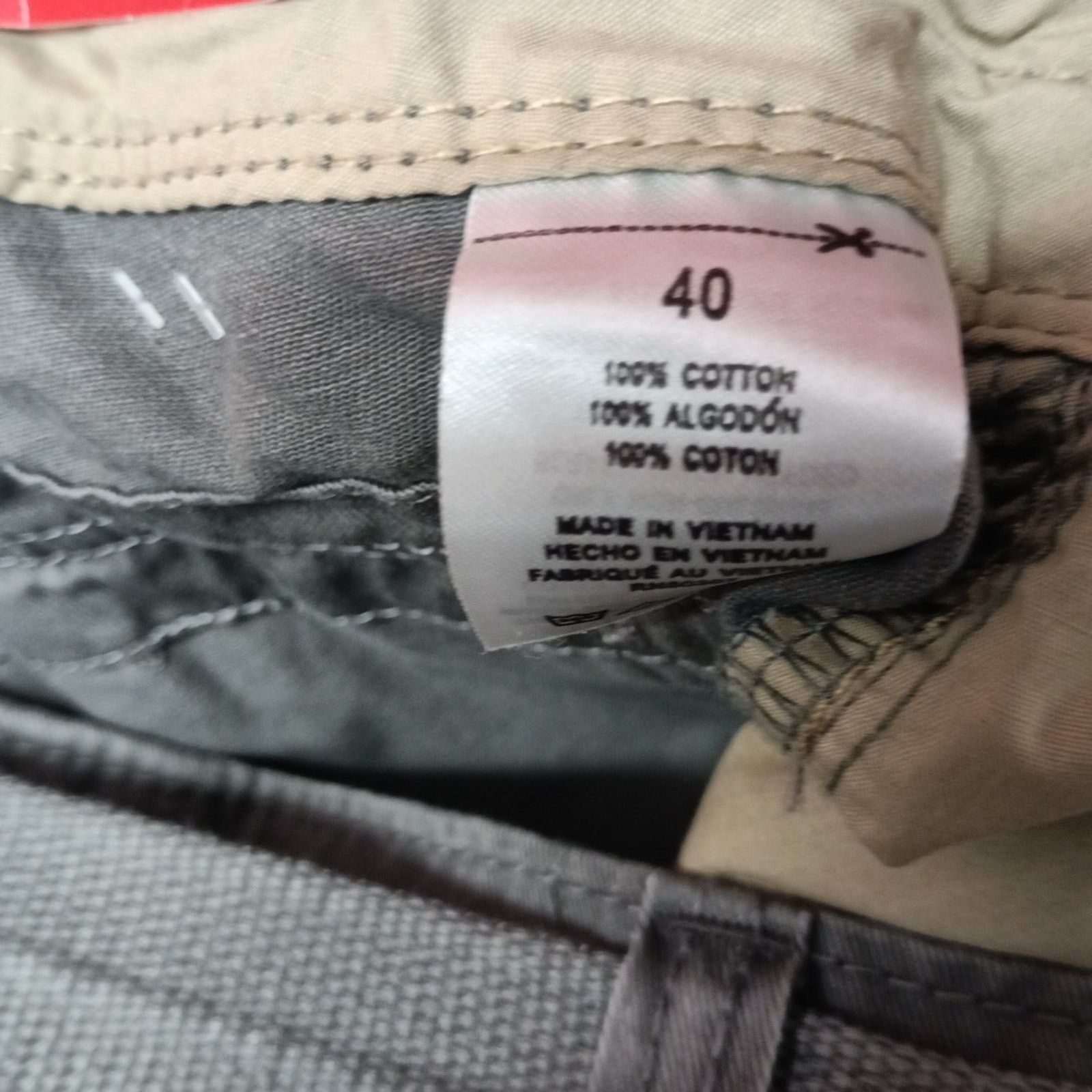 UNIONBAY Unionbay Men's Survivor Cargo Shorts Size 40 Gray + Belt Size US 40 / EU 56 - 3 Thumbnail