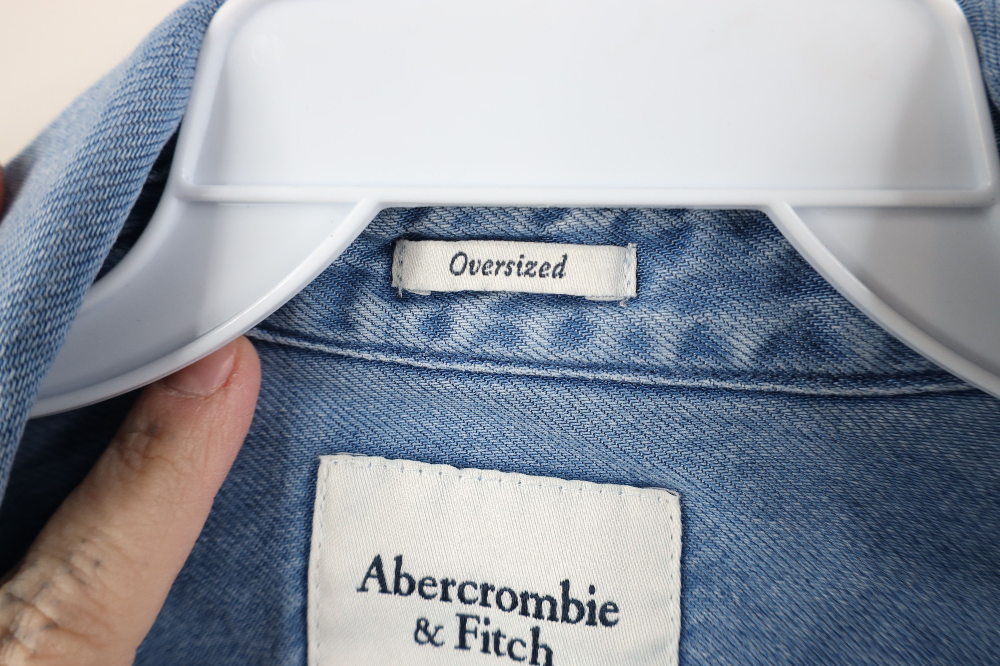 Abercrombie & Fitch Vintage Y2K Abercrombie & Fitch Oversized Denim Button Shirt Size XL / US 12-14 / IT 48-50 - 5 Thumbnail
