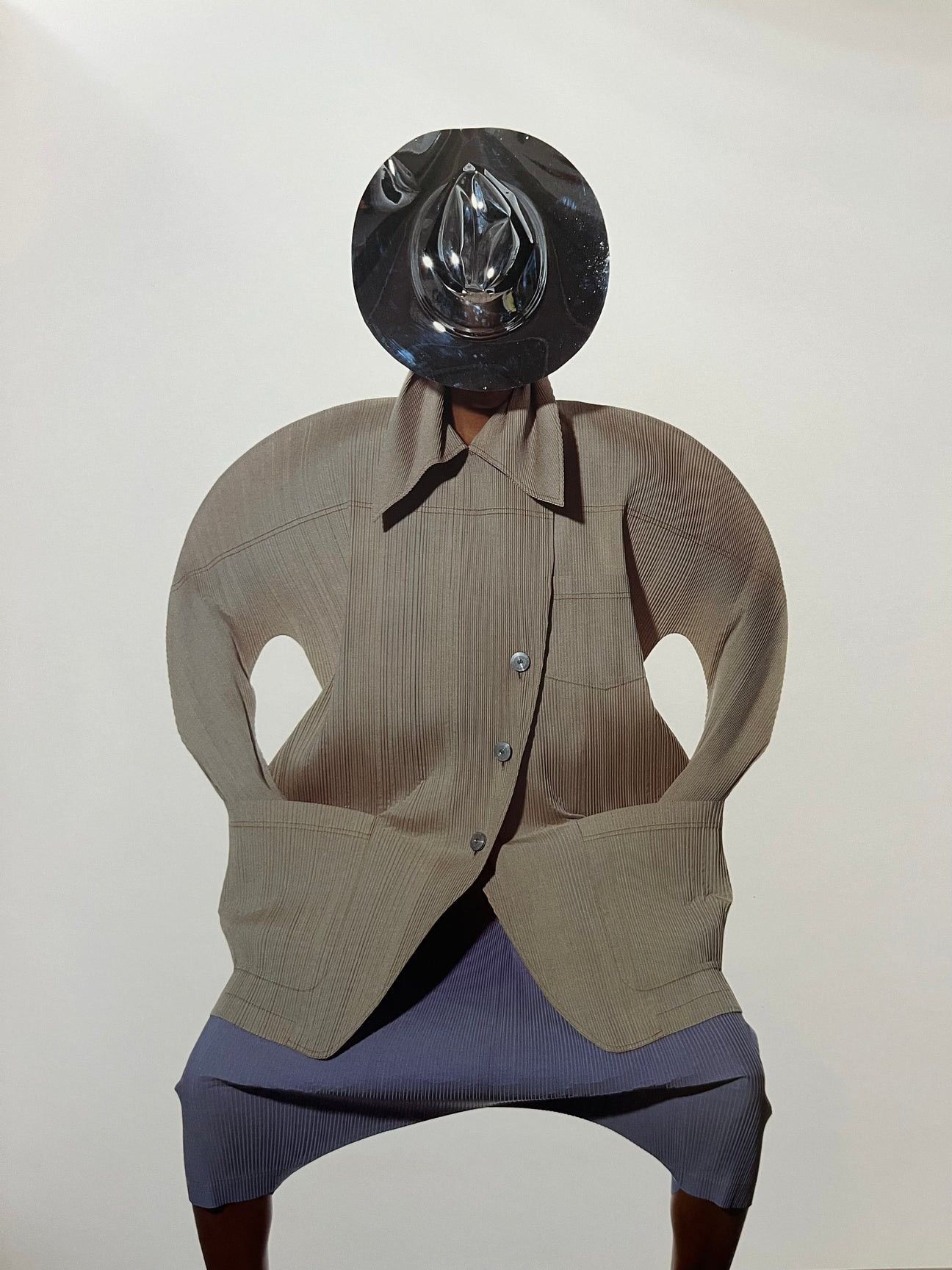 S/S 1990 Issey Miyake ‘Western Pleats’ Jacket