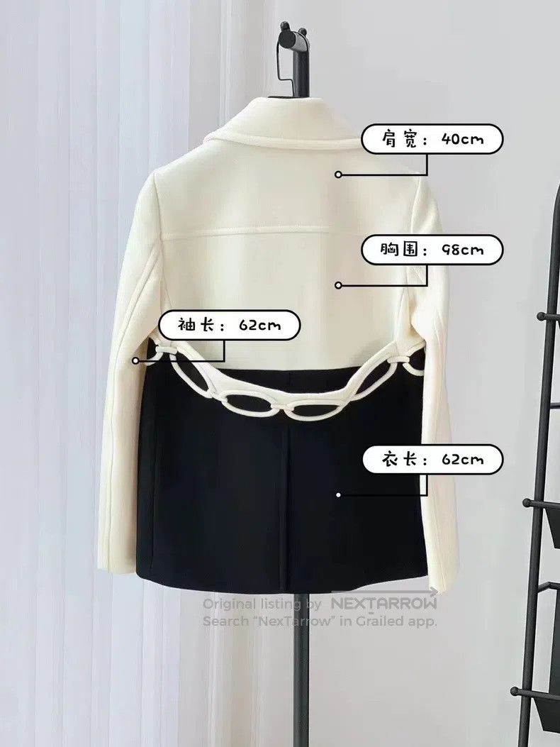 Valentino Valentino Black and white cashmere blazer Size M / US 6-8 / IT 42-44 - 6 Thumbnail