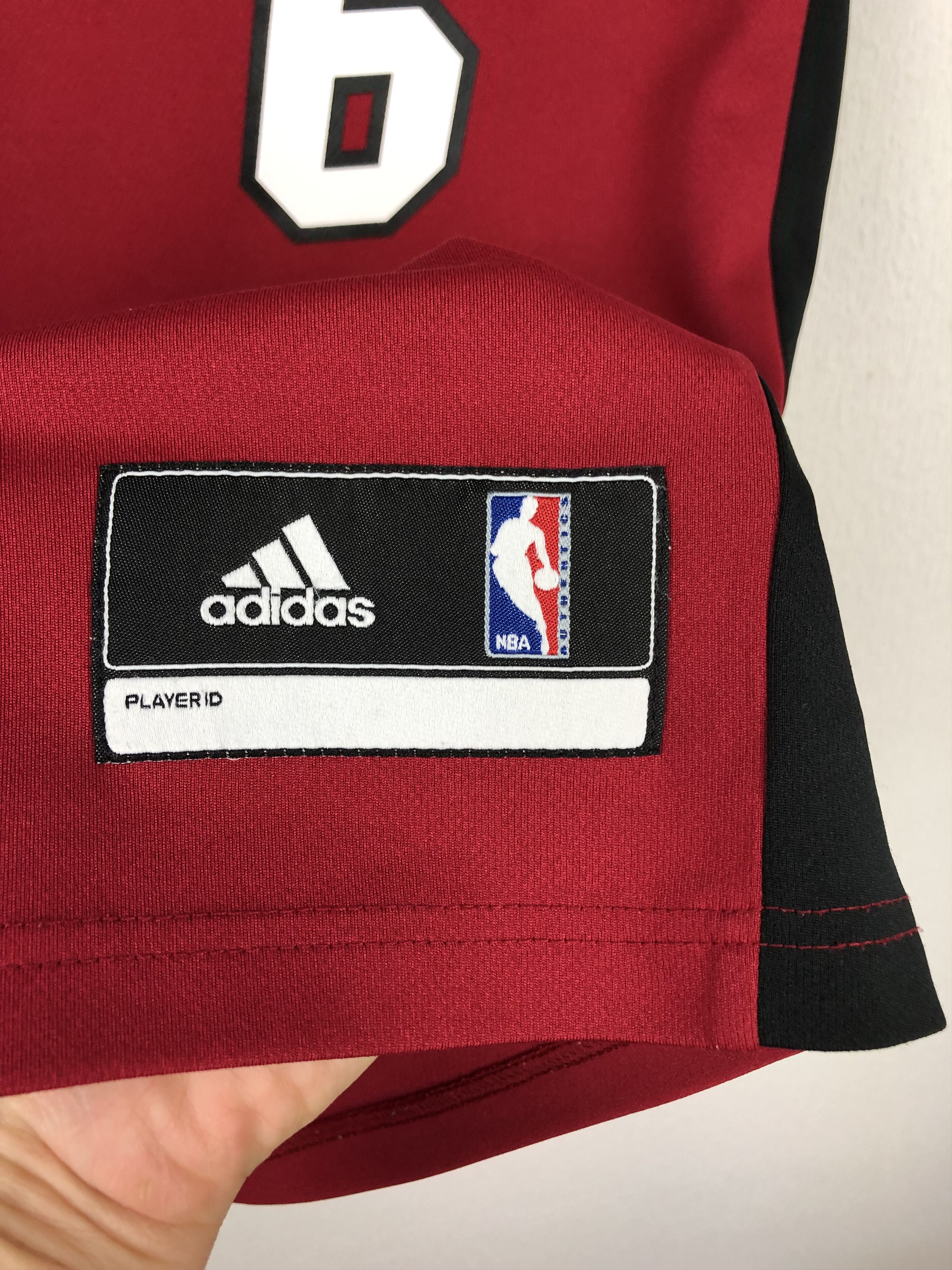 Adidas Adidas Miami Heat NBA LeBron James #6 Jersey Tee Hype Size US XS / EU 42 / 0 - 5 Thumbnail