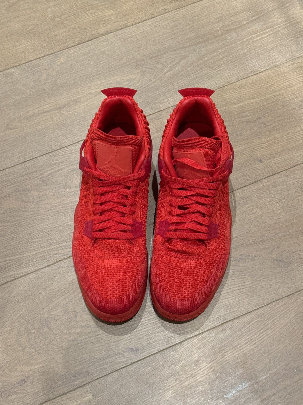 Jordan Brand Air Jordan 4 Flyknit 2019 Red Size US 12 / EU 45 - 3 Thumbnail