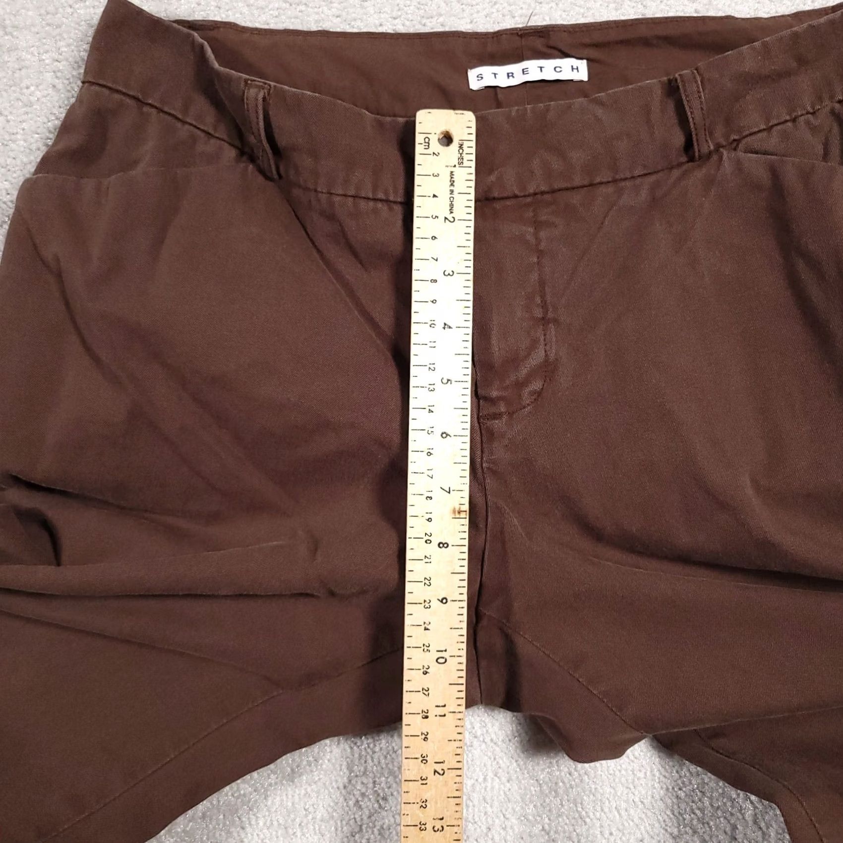 Gap Gap Dress Pants Women's 10 Regular Brown Mid-Rise Flare Modern Fit Stretch Size 24" / US 00 / IT 34 - 7 Thumbnail