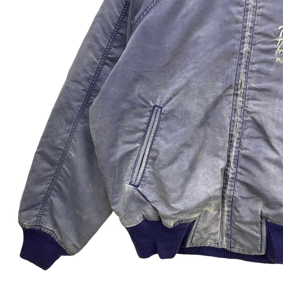 Japanese Brand 🔥Vintage Bomber Ma 1 MR.B Power USB Jacket Size US L / EU 52-54 / 3 - 7 Thumbnail