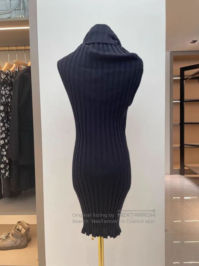 Brunello Cucinelli Brunello Cucinelli Navy Blue Cashmere High Neck Bodysuit D Size M / US 6-8 / IT 42-44 - 2 Thumbnail