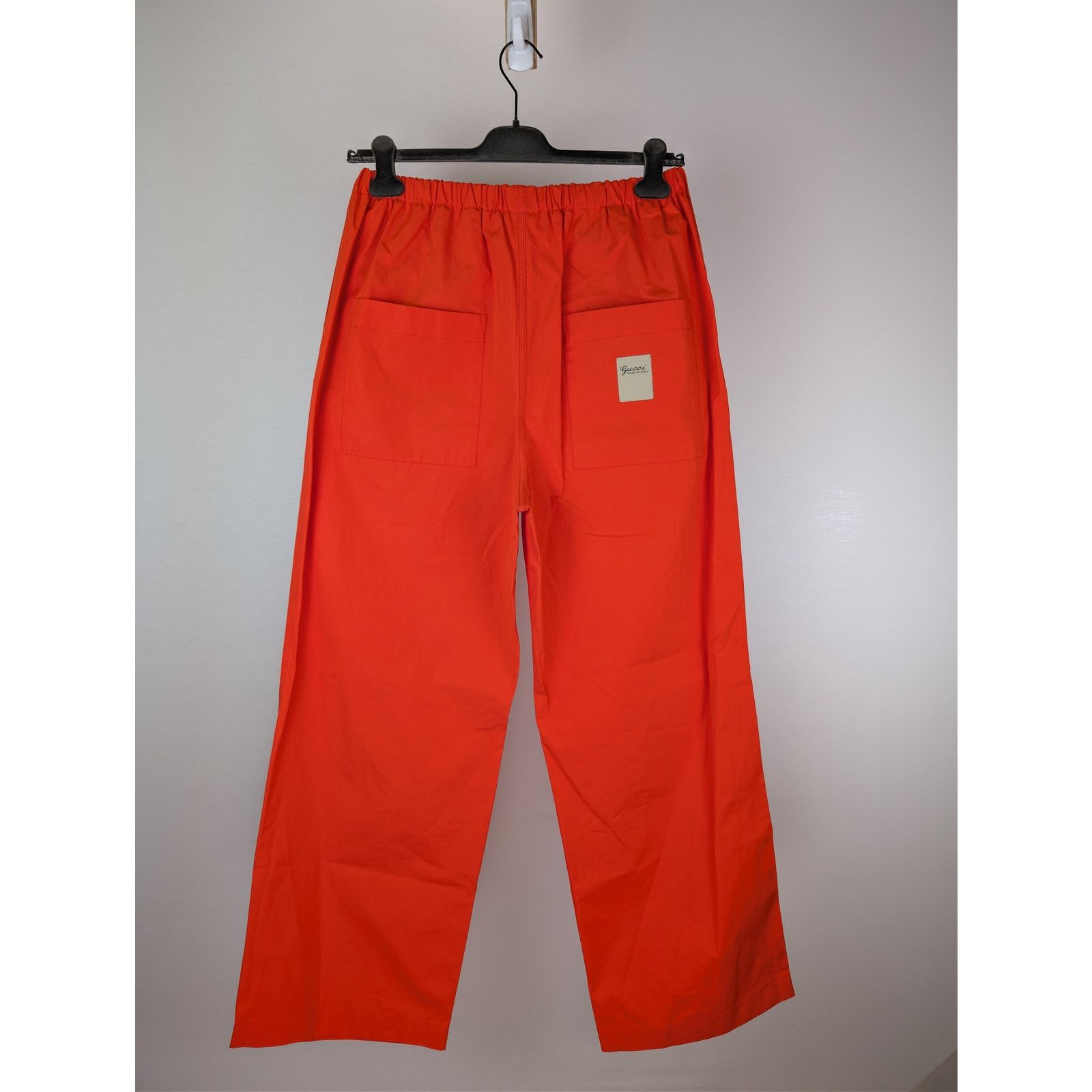 Gucci o1rshd1 Drawstring Nylon Pants Sweatpants trousers in Orange Size US 30 / EU 46 - 13 Thumbnail