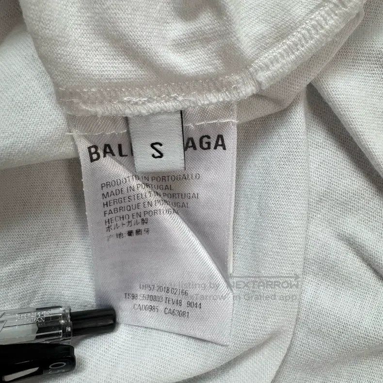 Balenciaga Balenciaga White Buckle Short Sleeve S Size US S / EU 44-46 / 1 - 4 Thumbnail