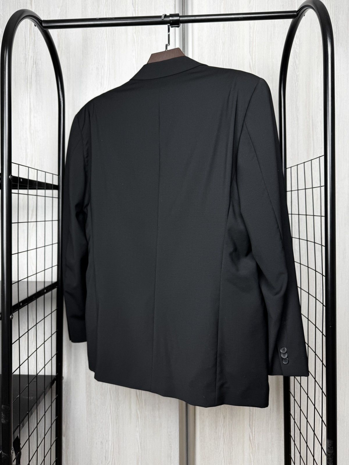 Emporio Armani Emporio Armani Black pure wool 3 buttons classic suit sz 54 Size 44R - 9 Thumbnail