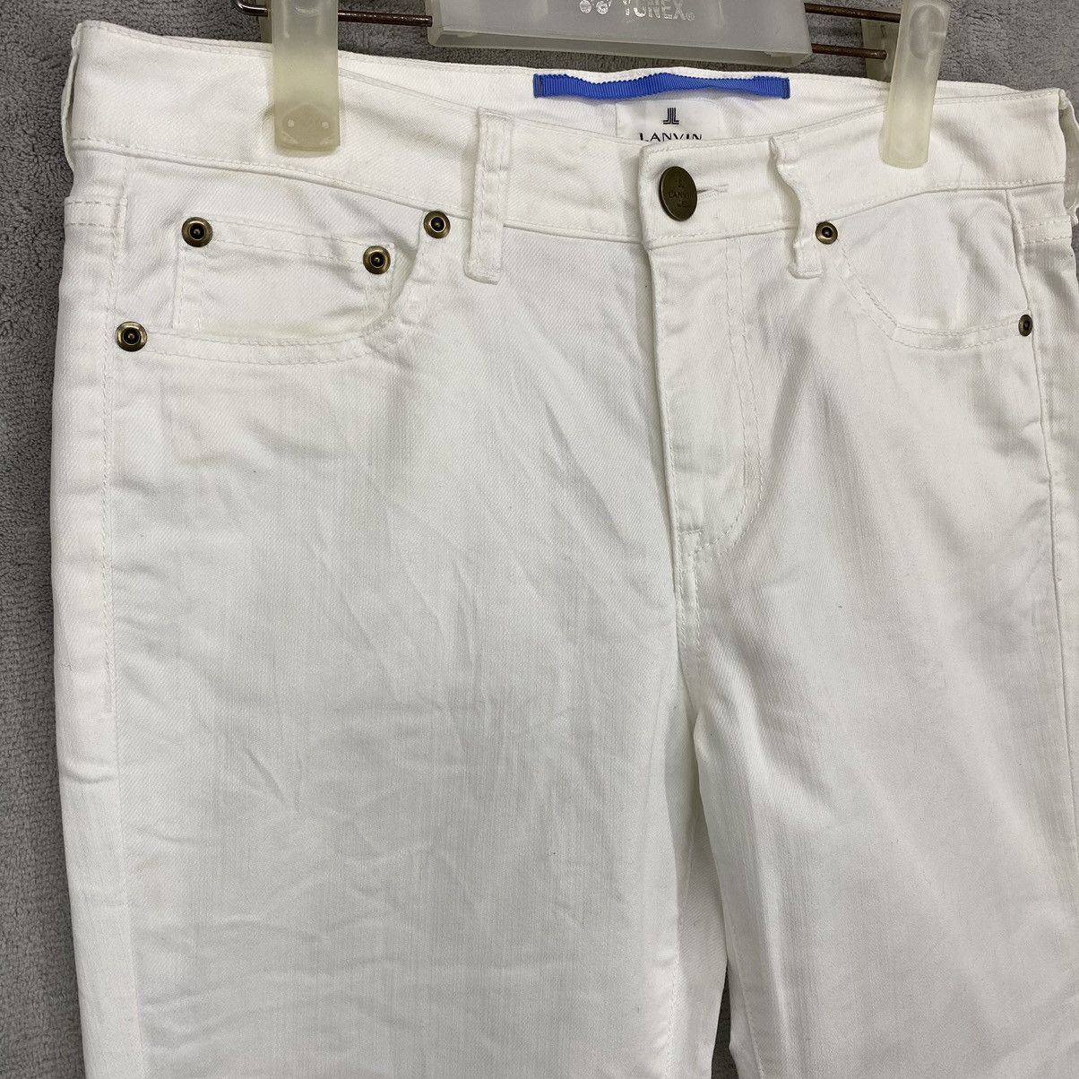 Lanvin × Vintage Lanvin en blue White Jeans Size 26" / US 2 / IT 38 - 4 Thumbnail