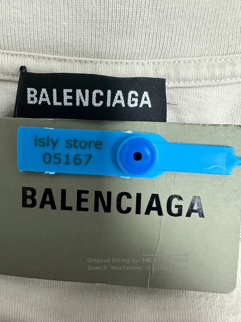 Balenciaga Balenciaga Letter Printed Crew Neck Short Sleeve T-Shirt Size US M / EU 48-50 / 2 - 4 Thumbnail