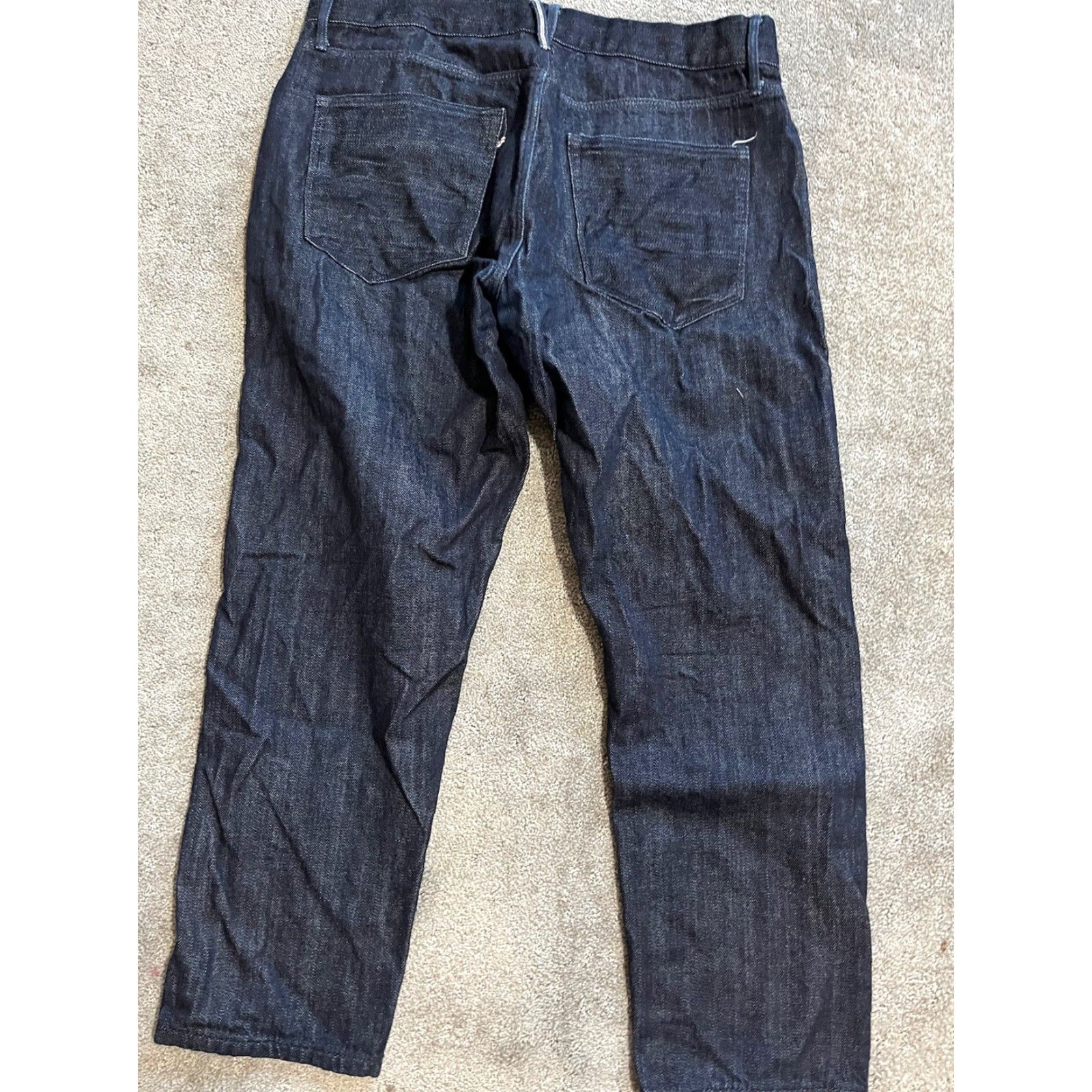 3x1 VINTAGE 3x1 Men’s NYC M4 Selvedge Straight In Maker Dark Blue 32x25 Jeans Mens Size US 32 / EU 48 - 3 Thumbnail