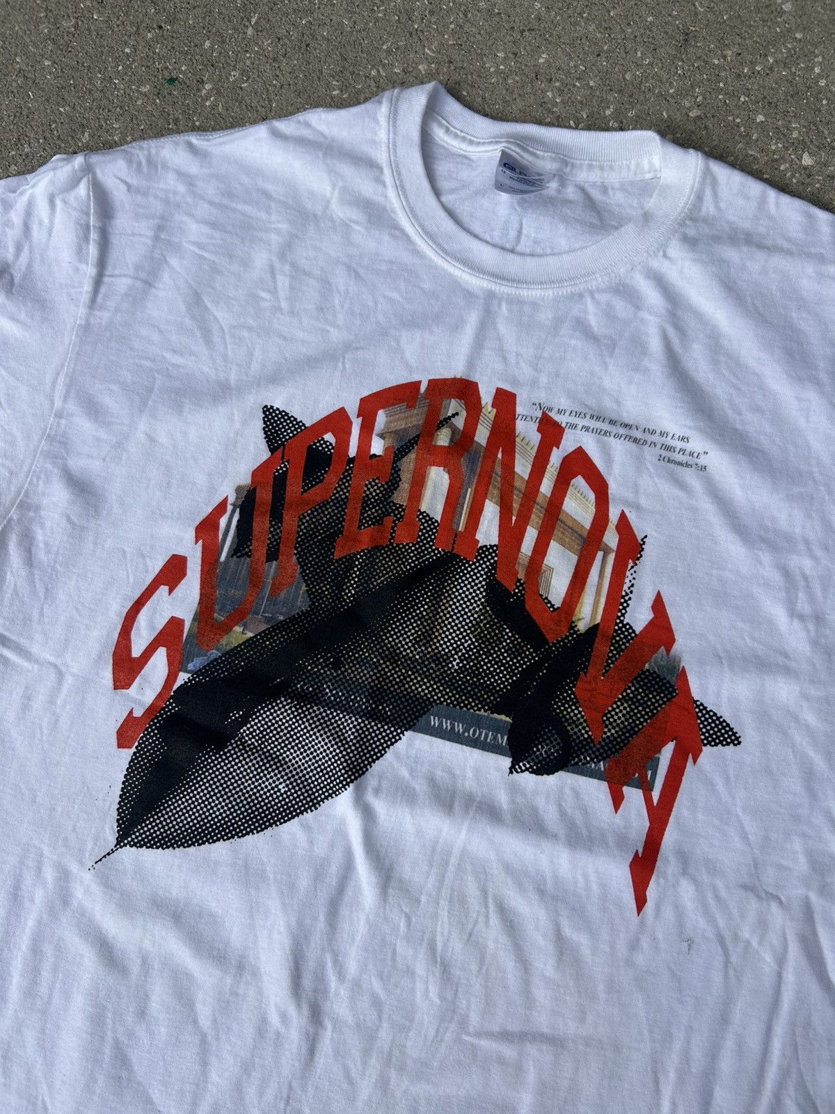 Other 1/1 Your World Supernova sr71 white layered graphic t shirt Size US L / EU 52-54 / 3 - 2 Thumbnail