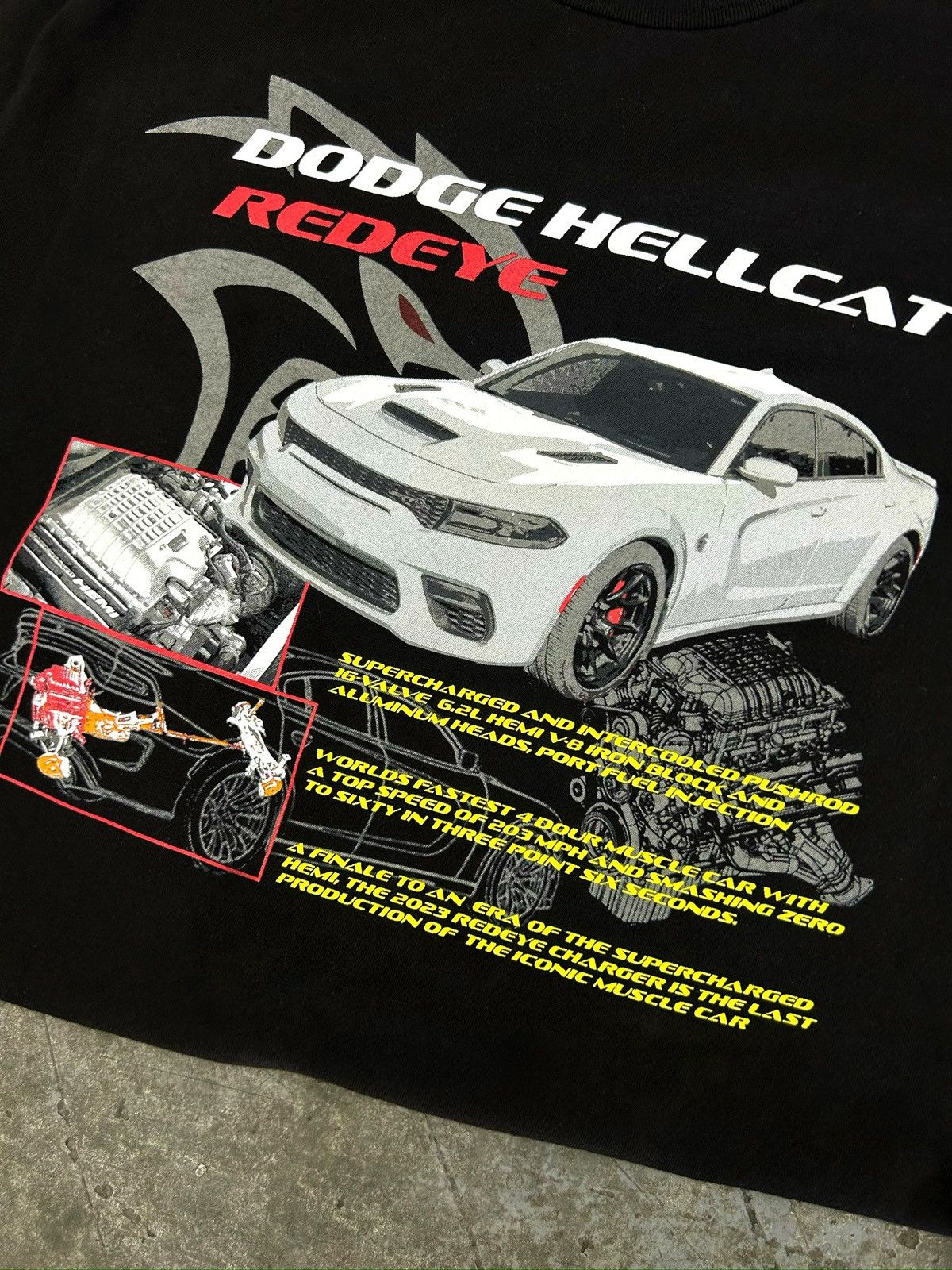 Vintage Wrath Union Hellcat tee new Size US L / EU 52-54 / 3 - 3 Thumbnail