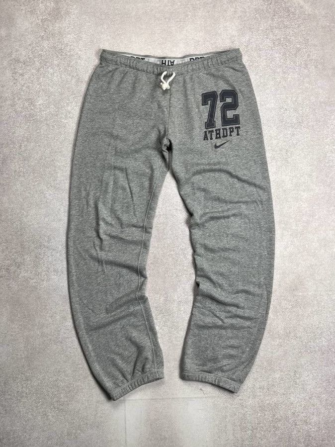 Nike × Vintage ⚡️QUICK SALE⚡️VINTAGE CRAZY NIKE COTTON SWEATPANTS TRACK PANTS Size US 32 / EU 48 - 1 Thumbnail