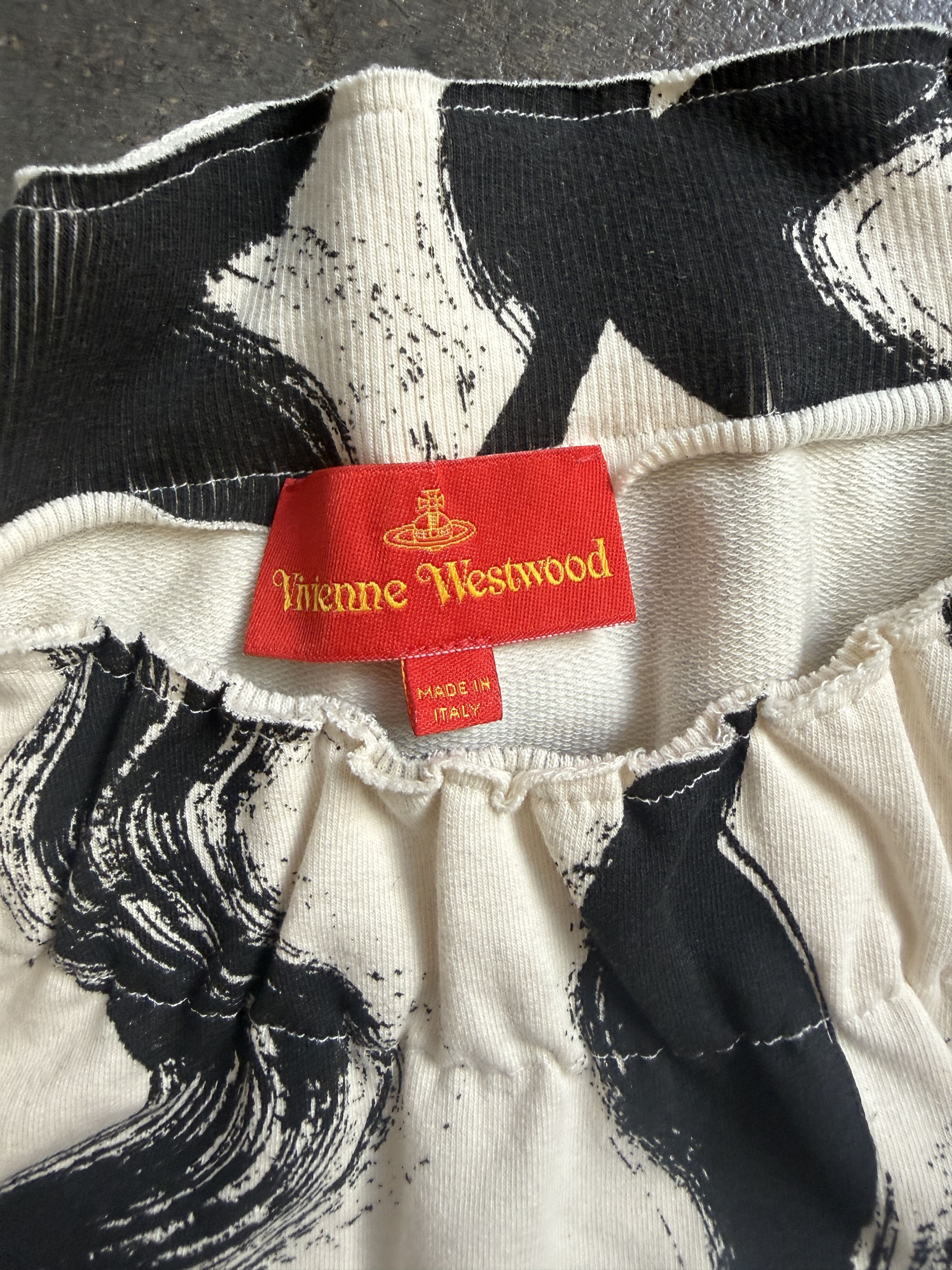 Vivienne Westwood Red Label Scribble Vest w/ Fold in Sides and Elastic Neck Size S / US 4 / IT 40 - 3 Thumbnail