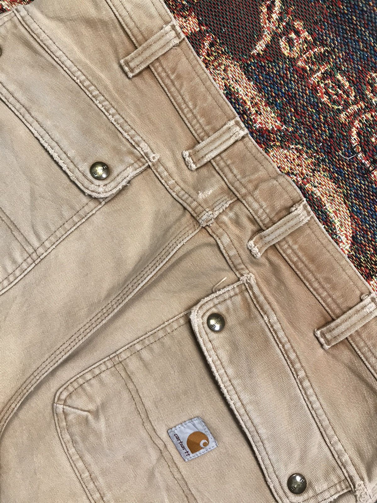 Carhartt Vintage Carhartt EB219 BRN double knee cargo workwear Size US 38 / EU 54 - 14 Thumbnail