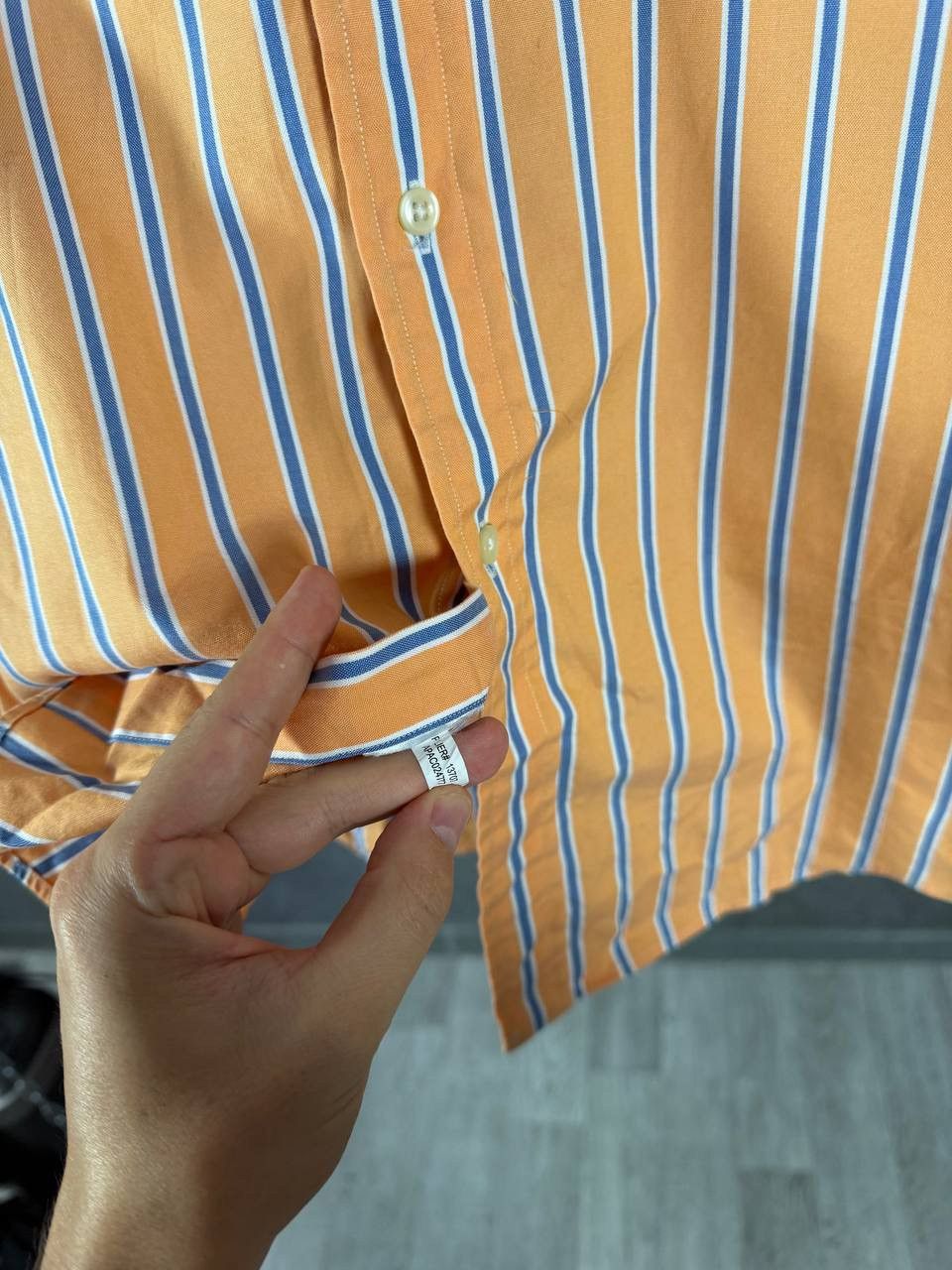 Polo Ralph Lauren Polo Ralph Lauren designer vintage striped shirt Size US XL / EU 56 / 4 - 4 Thumbnail