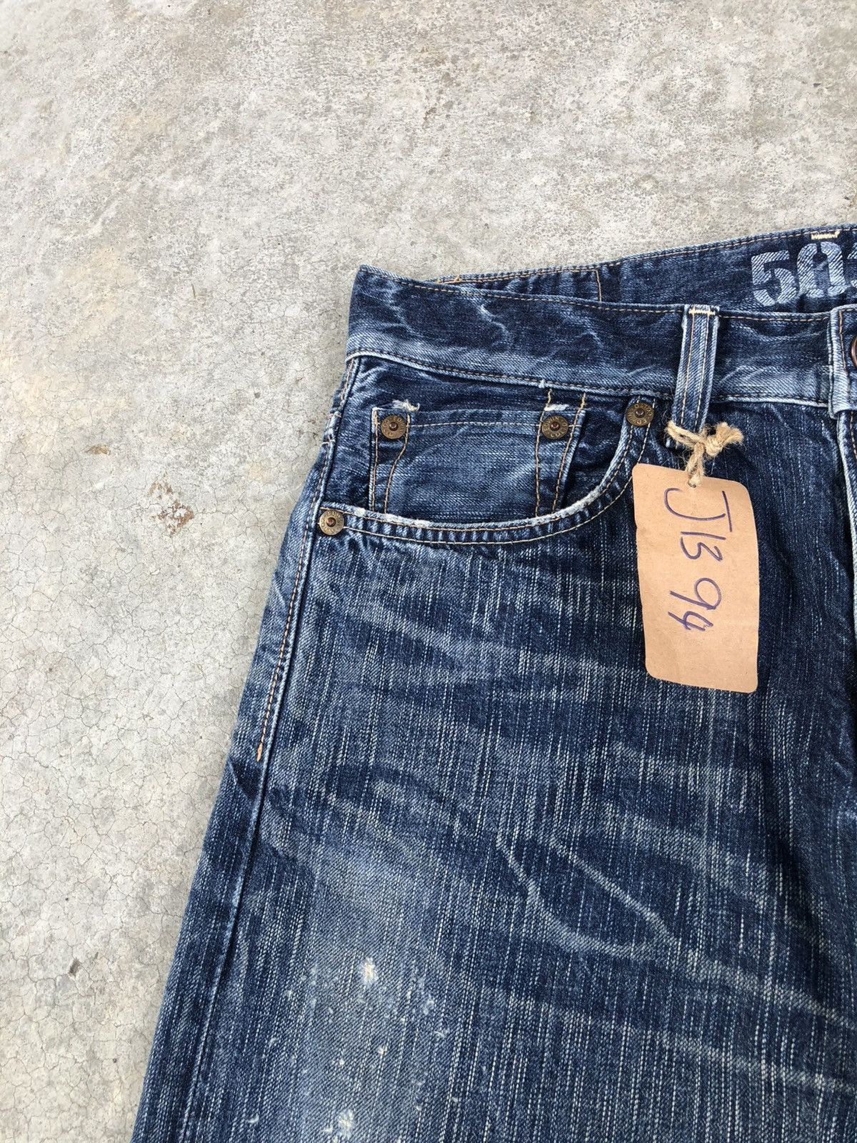 Who Decides War Edwin 503 Flared Jeans Bootcut Distressed Jeans Size US 34 / EU 50 - 14 Thumbnail