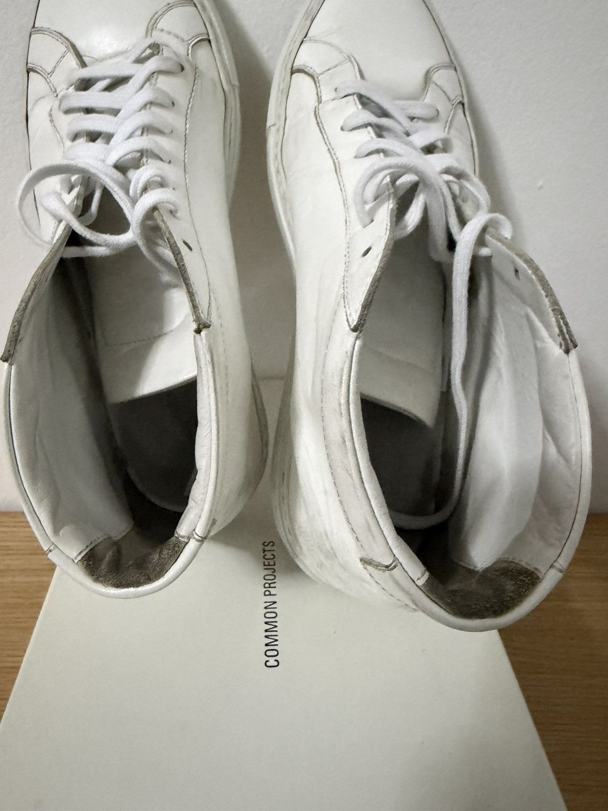 Common Projects WHITE COMMON PROJECTS ACHILLES US 8 41 high LUXARY SNEAKER Size US 8 / EU 41 - 5 Thumbnail
