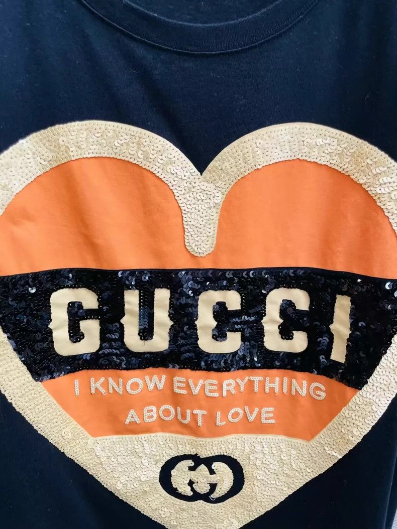 Gucci Gucci Short-sleeved T-shirt letter short-sleeved 2501-Next Size US S / EU 44-46 / 1 - 3 Thumbnail