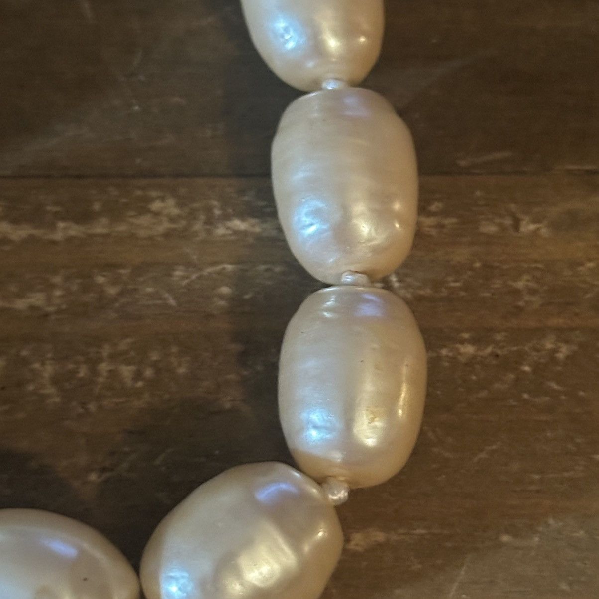 Vintage Vintage chunky faux freshwater pearl necklace Size ONE SIZE - 4 Thumbnail