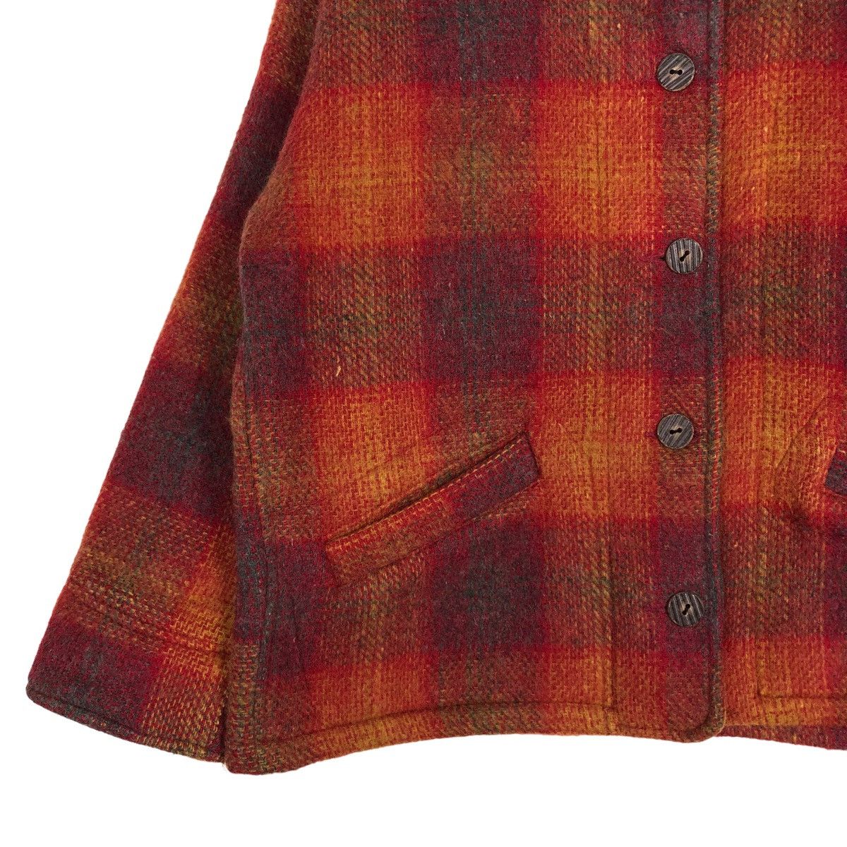 Japanese Brand 🔥VINTAGE BIKER WOOL JACKET PAT HOGUE TARTAN DESIGN Size US M / EU 48-50 / 2 - 4 Thumbnail