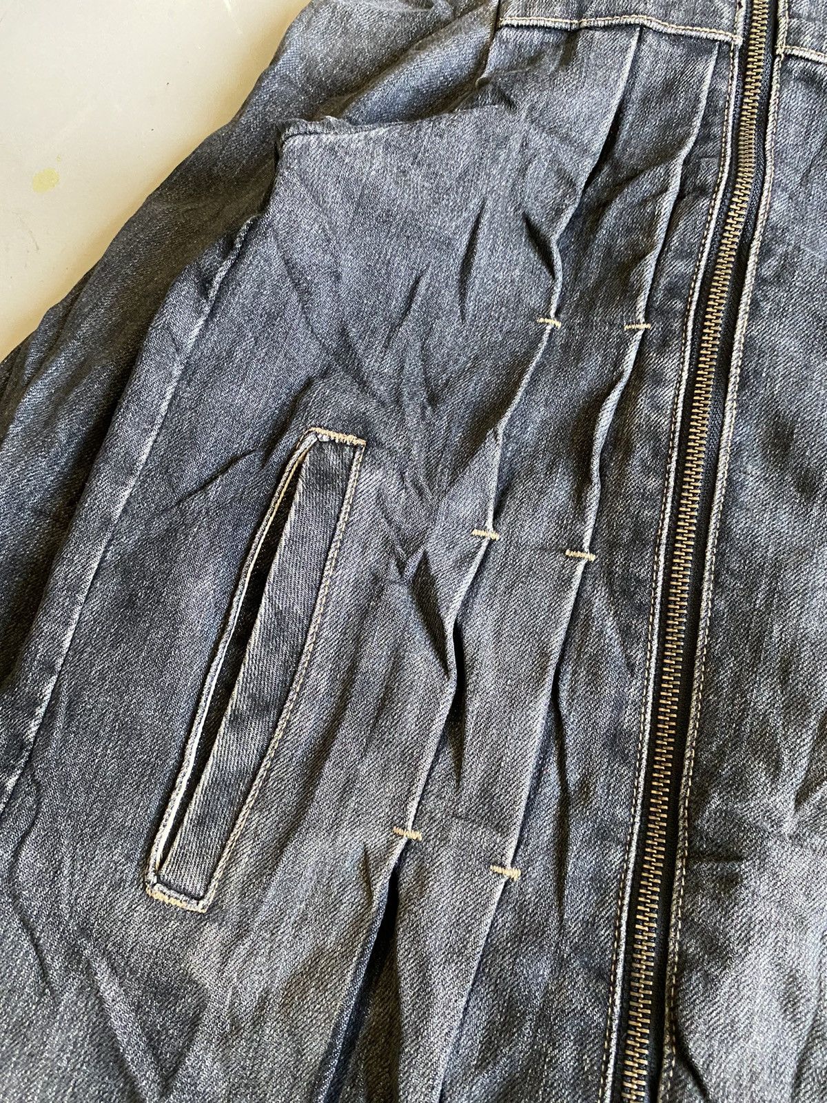 If Six Was Nine × Japanese Brand × Le Grande Bleu (L.G.B.) 2000s SIFURY punk bikers denim jacket Size US M / EU 48-50 / 2 - 7 Thumbnail