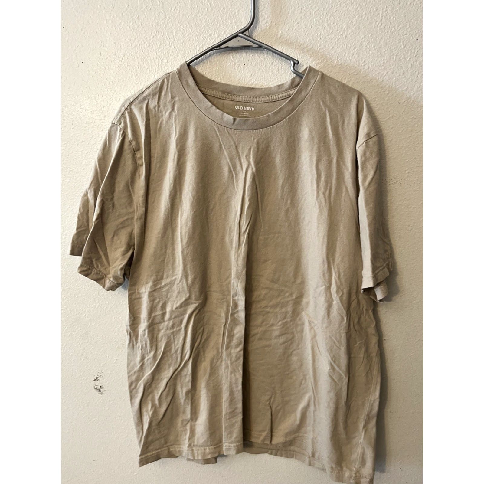 Old Navy Old Navy T-Shirt Mens 2XL Brown Crew Neck Short Sleeve Cotton Knit Shirt Regular Fit Vintage: No Size US XXL / EU 58 / 5 - 2 Thumbnail