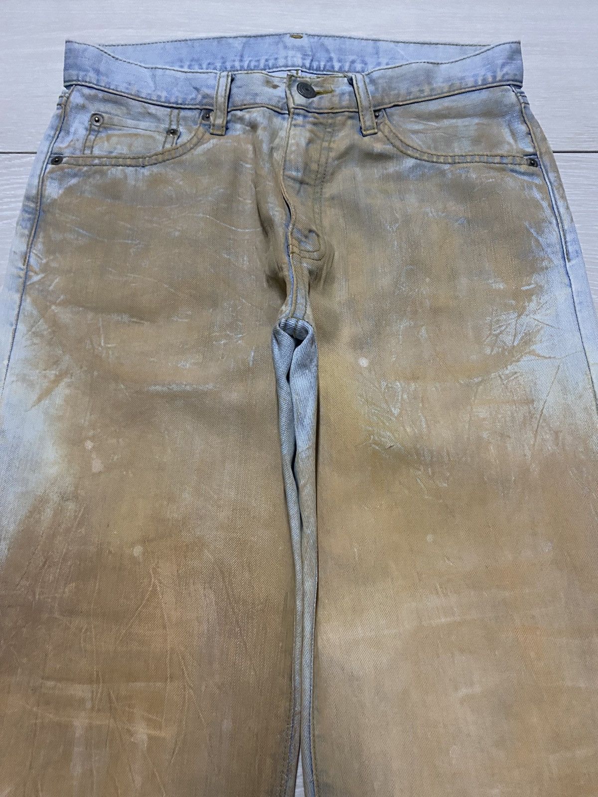 Acne Studios Vintage Uniqlo Crazy Mud Wash Distressed Acne Studios Style Size US 30 / EU 46 - 3 Thumbnail
