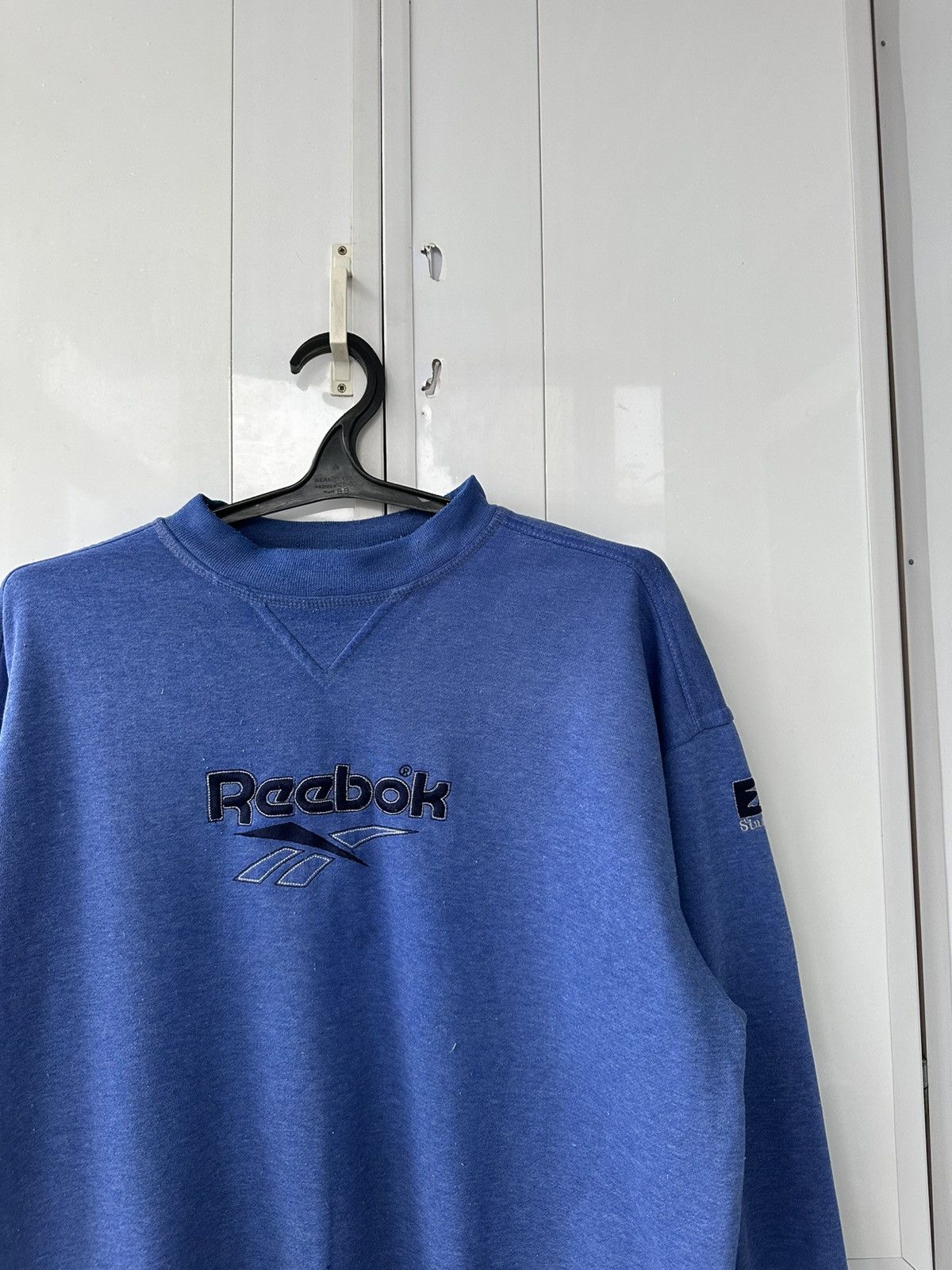 Reebok Vintage Reebok Oversize Sweatshirt Blue Big Logo Size US M / EU 48-50 / 2 - 4 Thumbnail