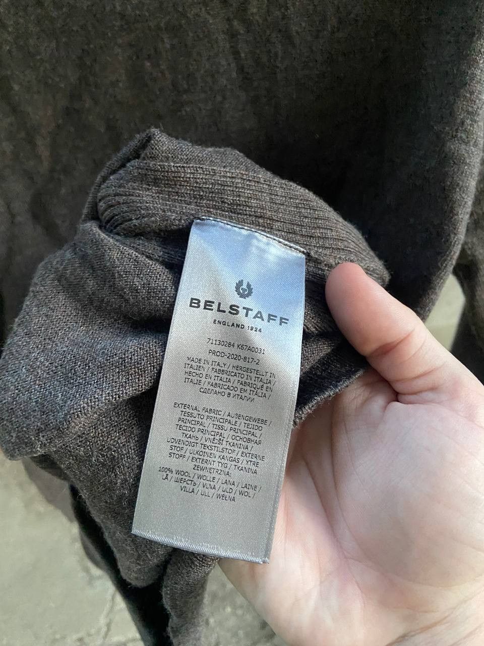 Belstaff Belstaff wool distressed Brown Luxury Sweater Size US M / EU 48-50 / 2 - 7 Thumbnail