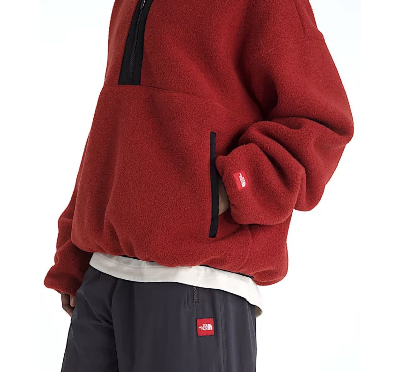 The North Face The north face Red Box Half Zip Fleece Jacket Size US M / EU 48-50 / 2 - 2 Thumbnail
