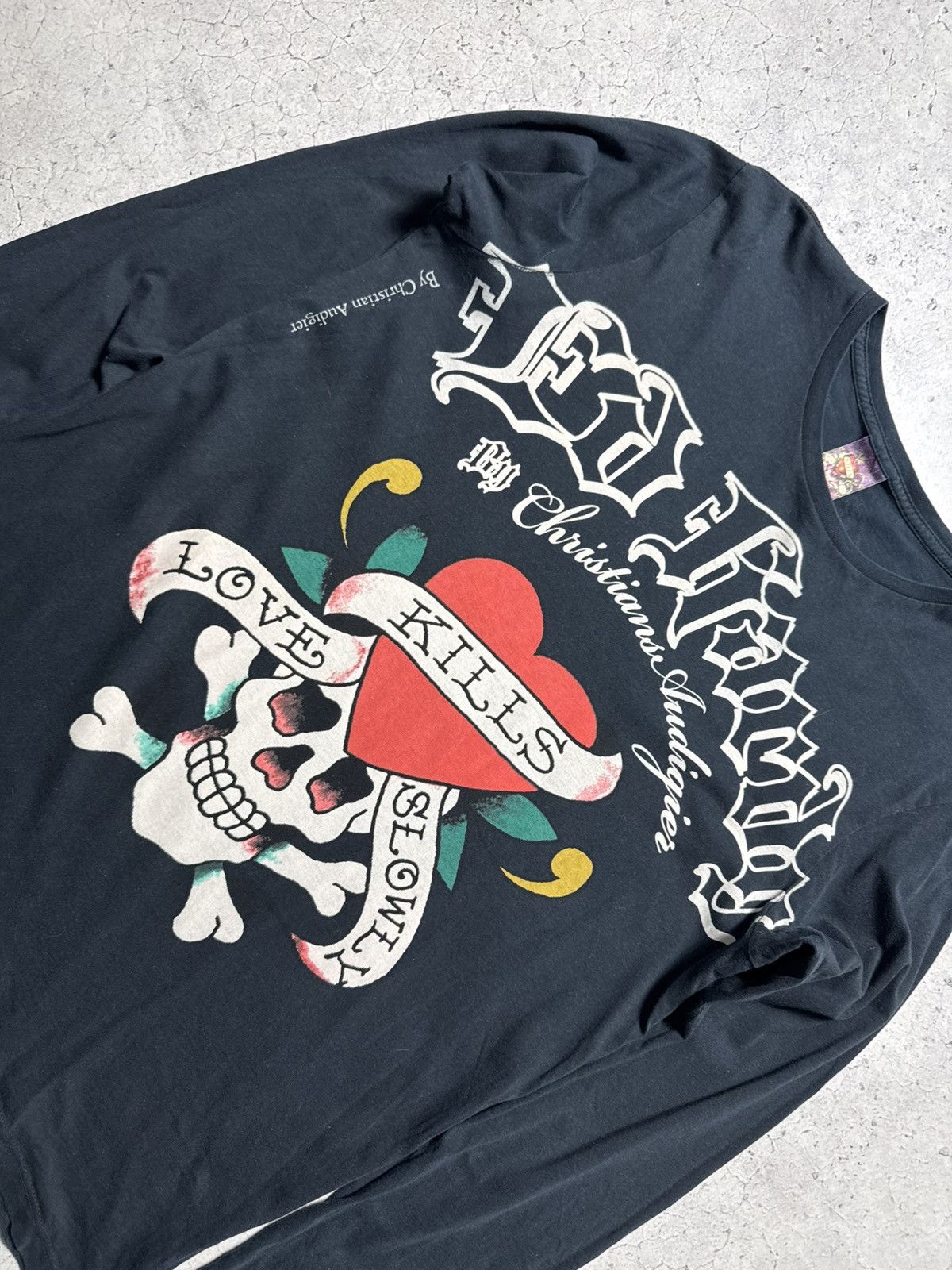 Ed Hardy Ed Hardy by Christian Audigier Big Logo Long Sleeve Size M Size US M / EU 48-50 / 2 - 6 Thumbnail