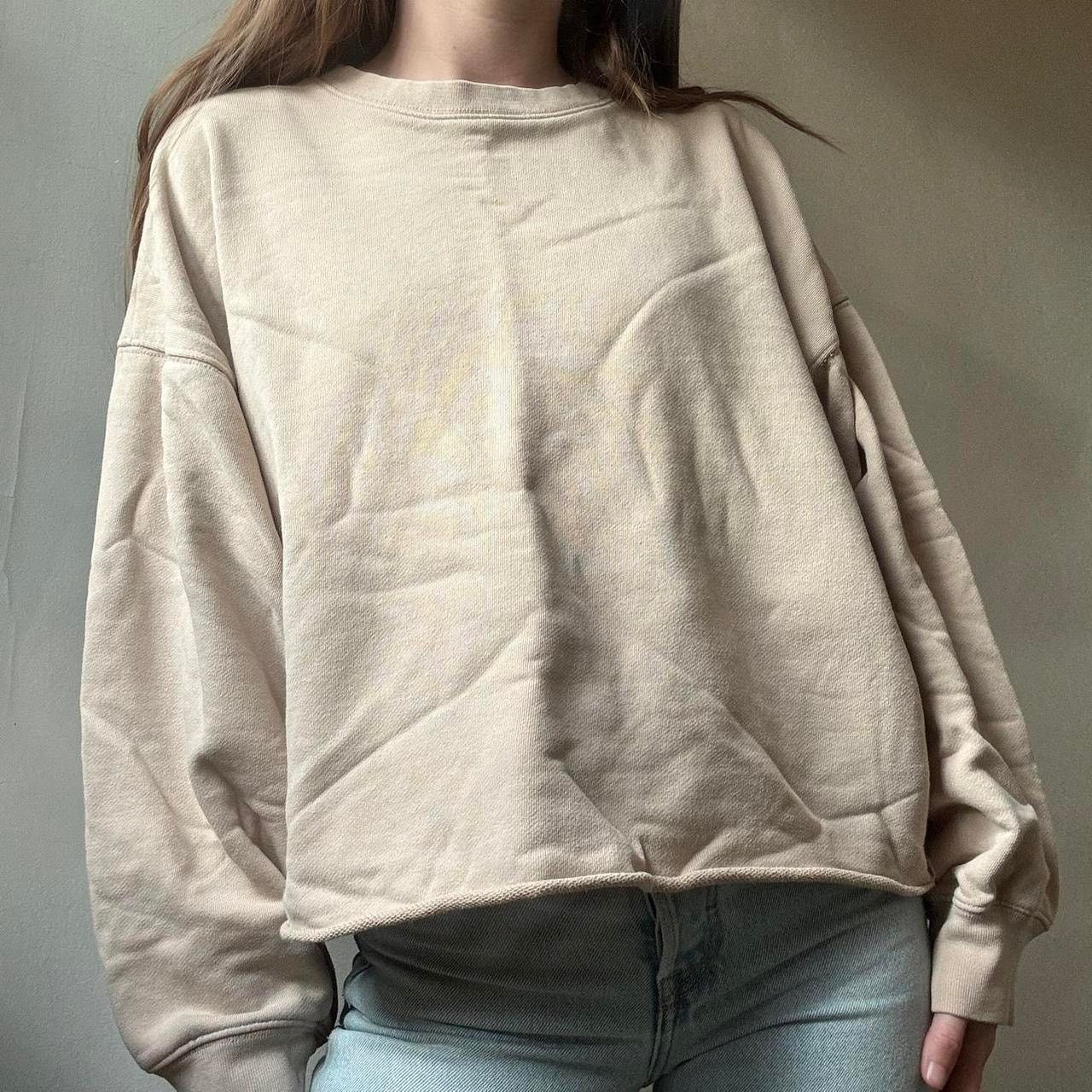 Oak + Fort Oak + Fort Beige Sweatshirt XS Cotton Minimalist Athleisure Size XS / US 0-2 / IT 36-38 - 1 Thumbnail