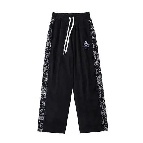Jean Retro side-stitched hip-hop loose trendy straight pants Size US 30 / EU 46 - 7 Thumbnail