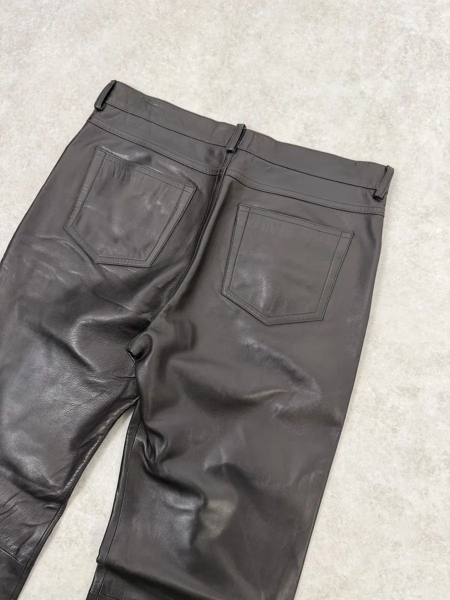 Louis Vuitton Louis Vuitton Brown Classy Lambskin Leather Pants Size US 32 / EU 48 - 5 Thumbnail