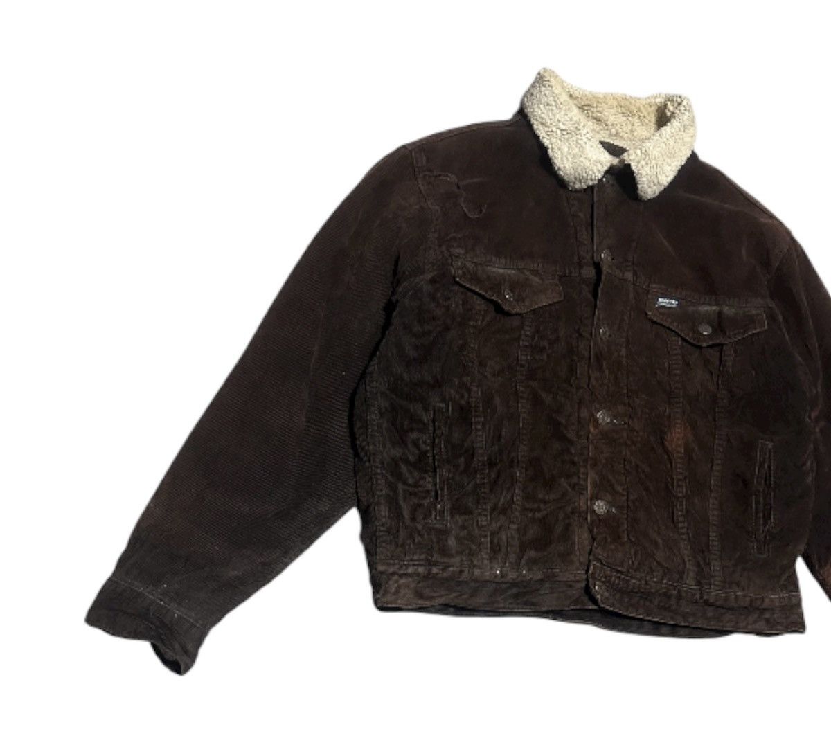 Levi's Trashed Vintage Levis Corduroy Trucker Jacket Sun Faded Size US M / EU 48-50 / 2 - 2 Thumbnail