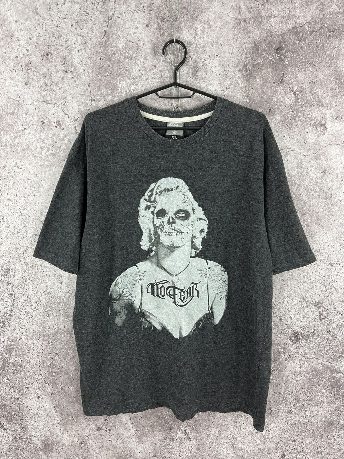 No Fear × Vintage No Fear Vintage T-Shirt Big Logo Woman’s Scull Y2K Size XL Size US XL / EU 56 / 4 - 1 Thumbnail