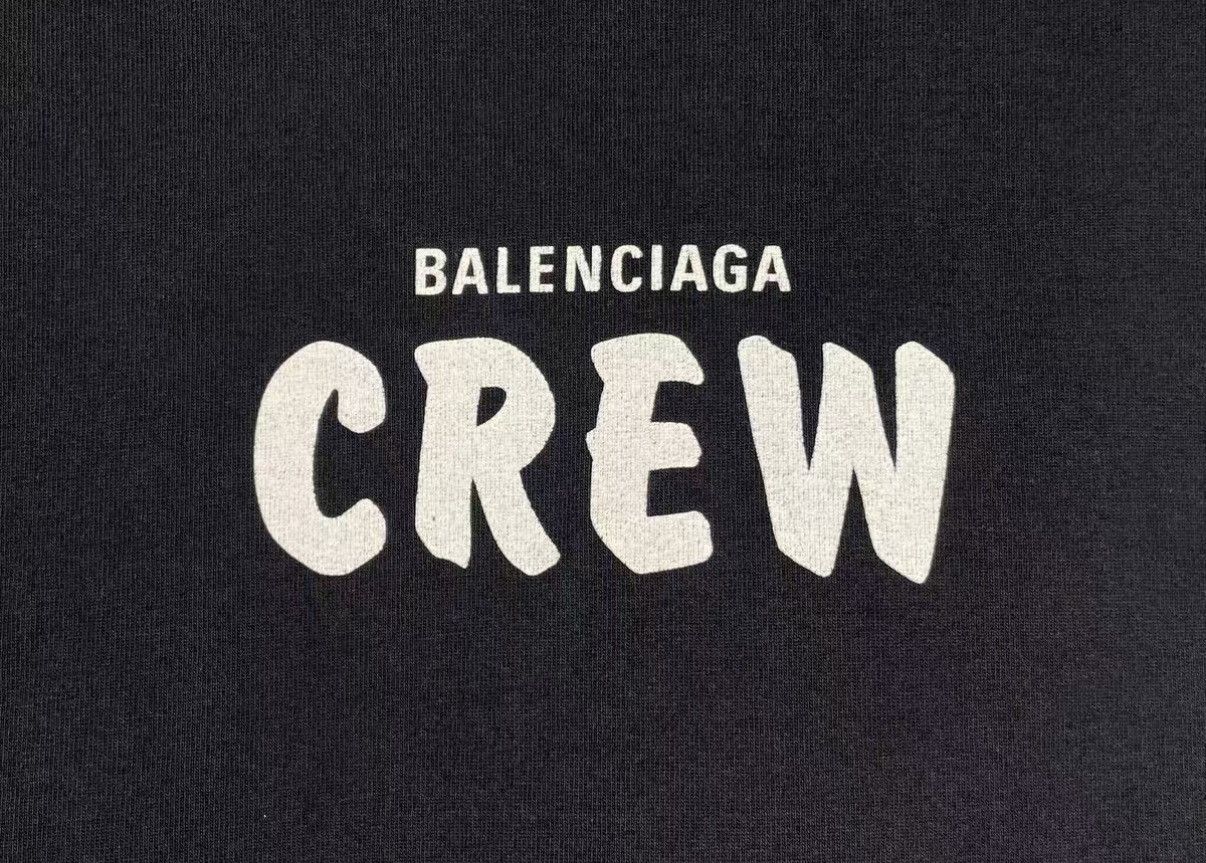 Balenciaga Balenciaga CREW Printed Short Sleeve J31 Size US XS / EU 42 / 0 - 5 Thumbnail