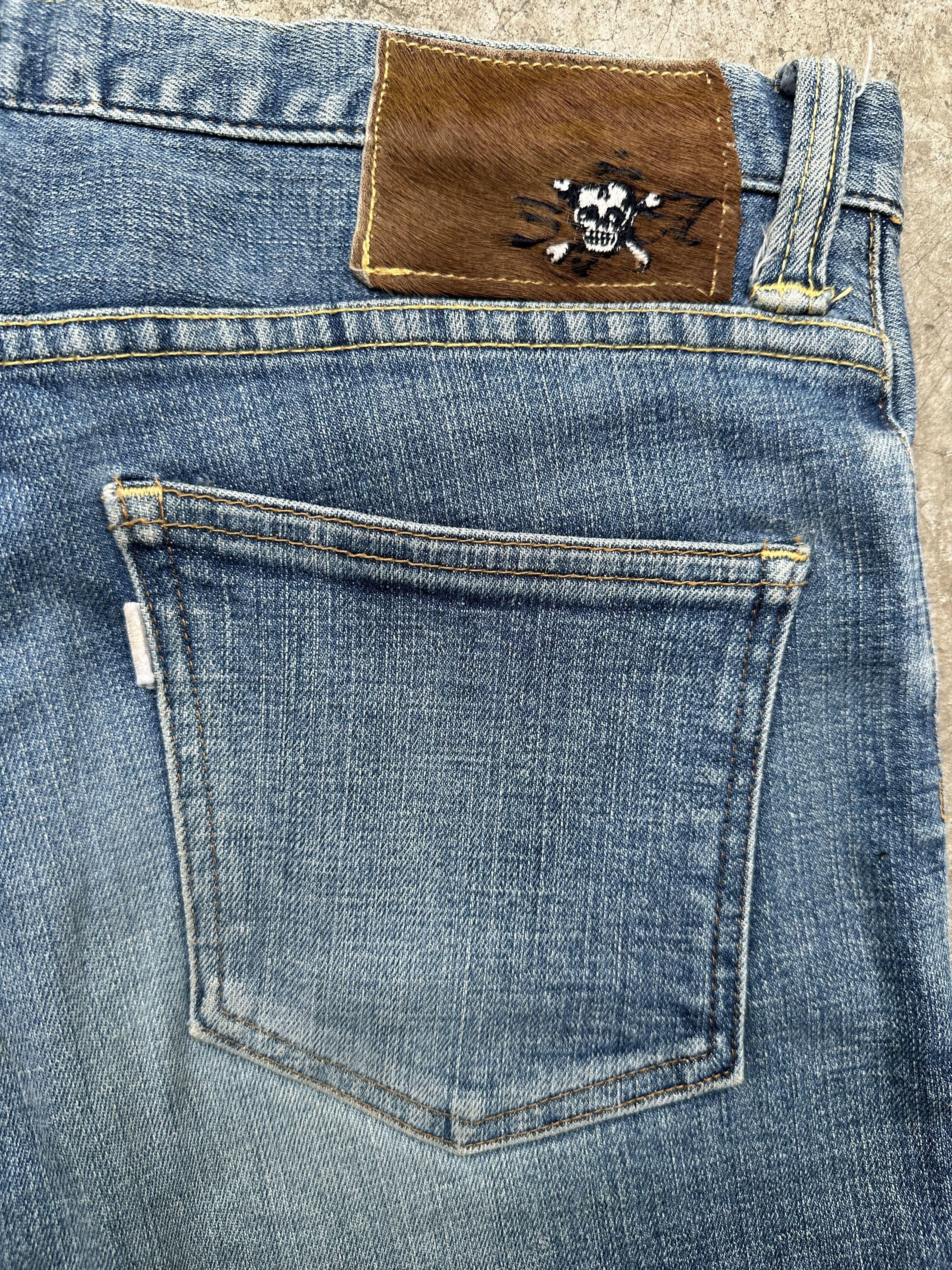 Alchemist Vintage Fab Four & Co Alchemist Flare Denim Jeans Size US 32 / EU 48 - 11 Thumbnail