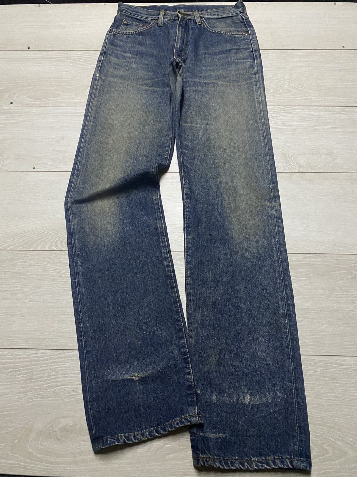 Edwin Vintage Edwin X Jeans Mud Wash Distressed Jeans Size US 28 / EU 44 - 1 Thumbnail