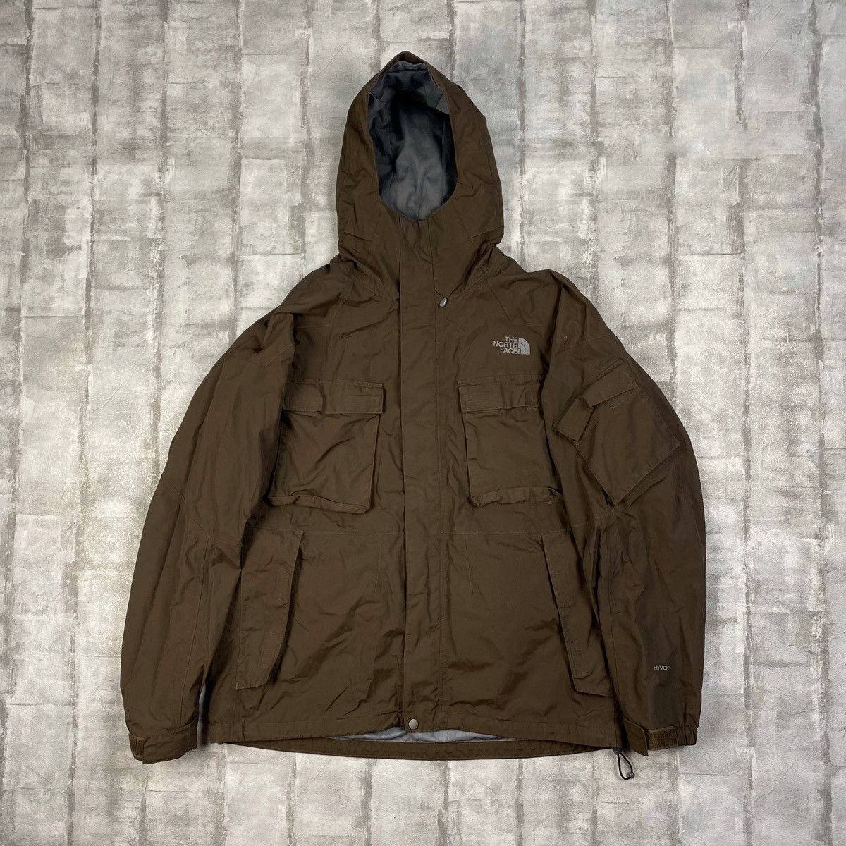 The North Face Hyvent Mountain Jacket, Men's Medium Nylon black type Vintage Second Hand